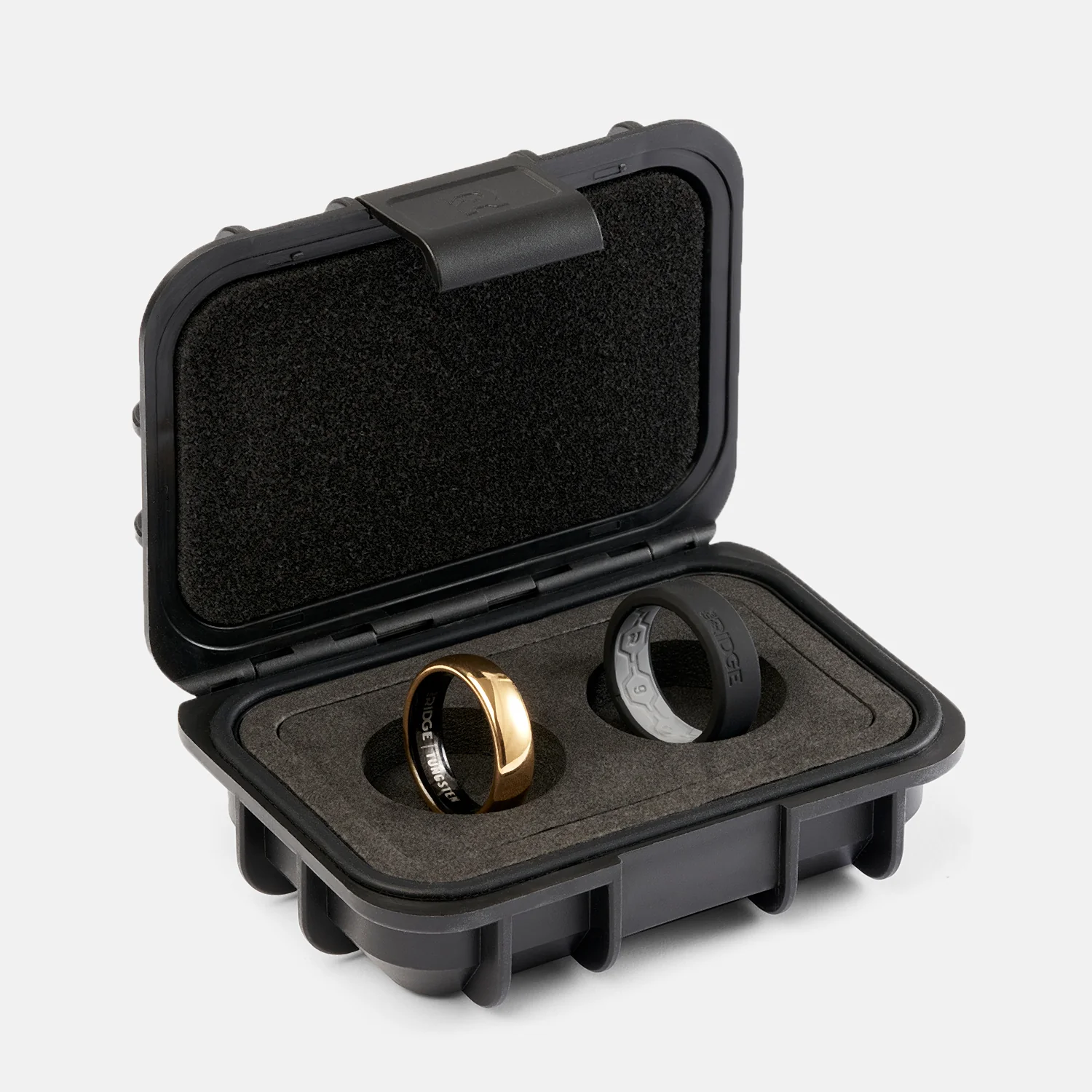 6mm Rounded Ring Set - 24K Gold - Image 3
