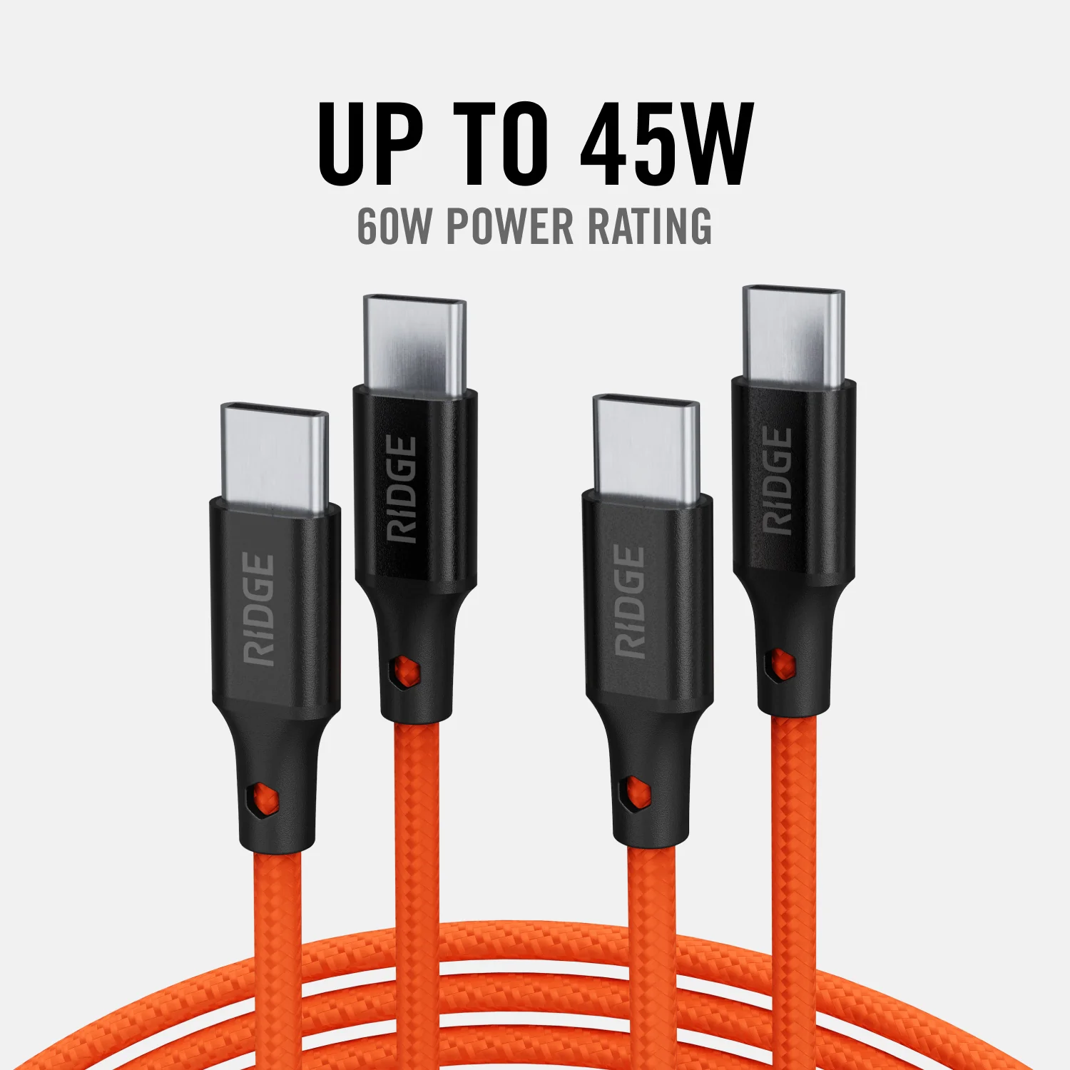 Wall Charger Set - 45W - Basecamp Orange - Image 6