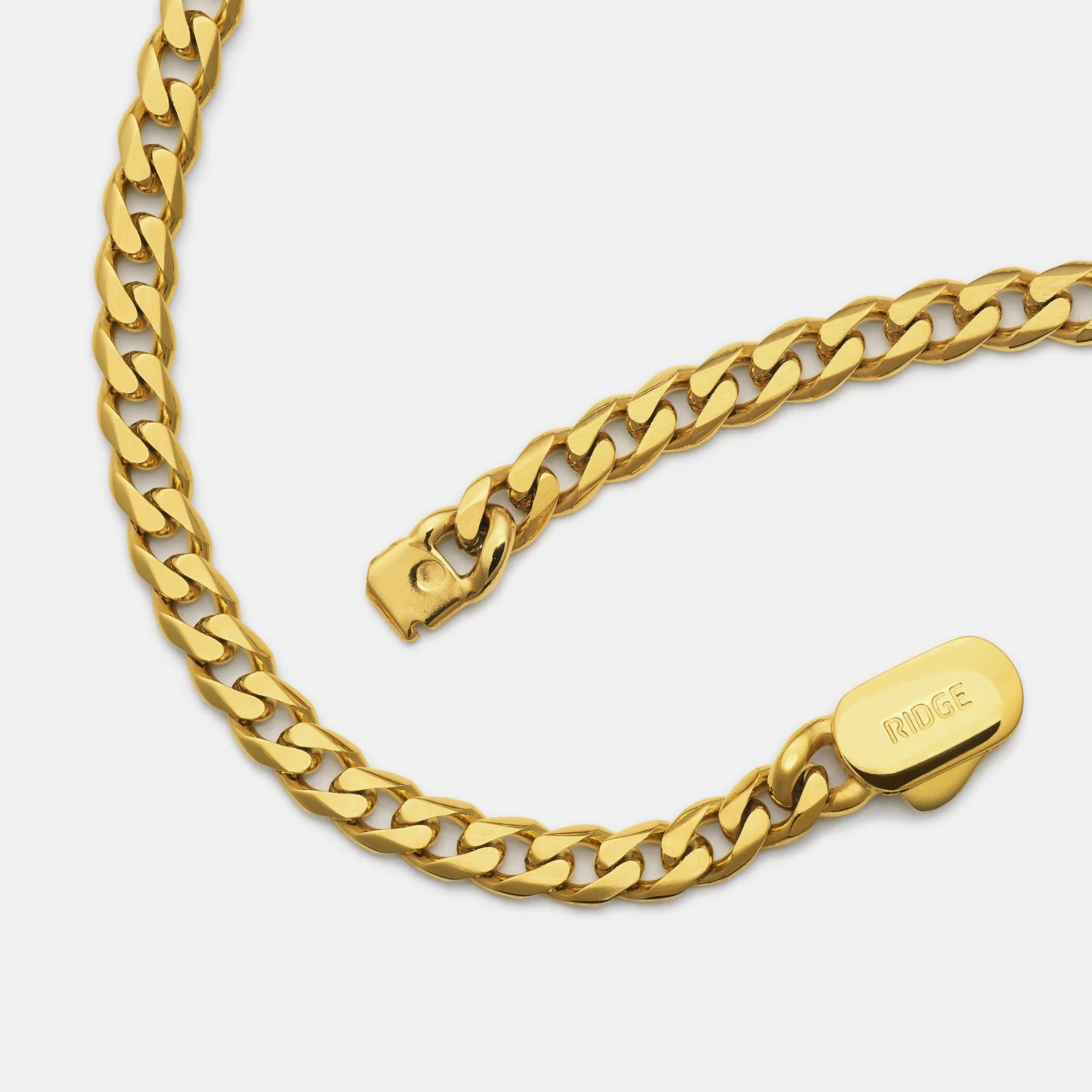 5mm Curb Chain - 18K Gold - 22" - Image 3
