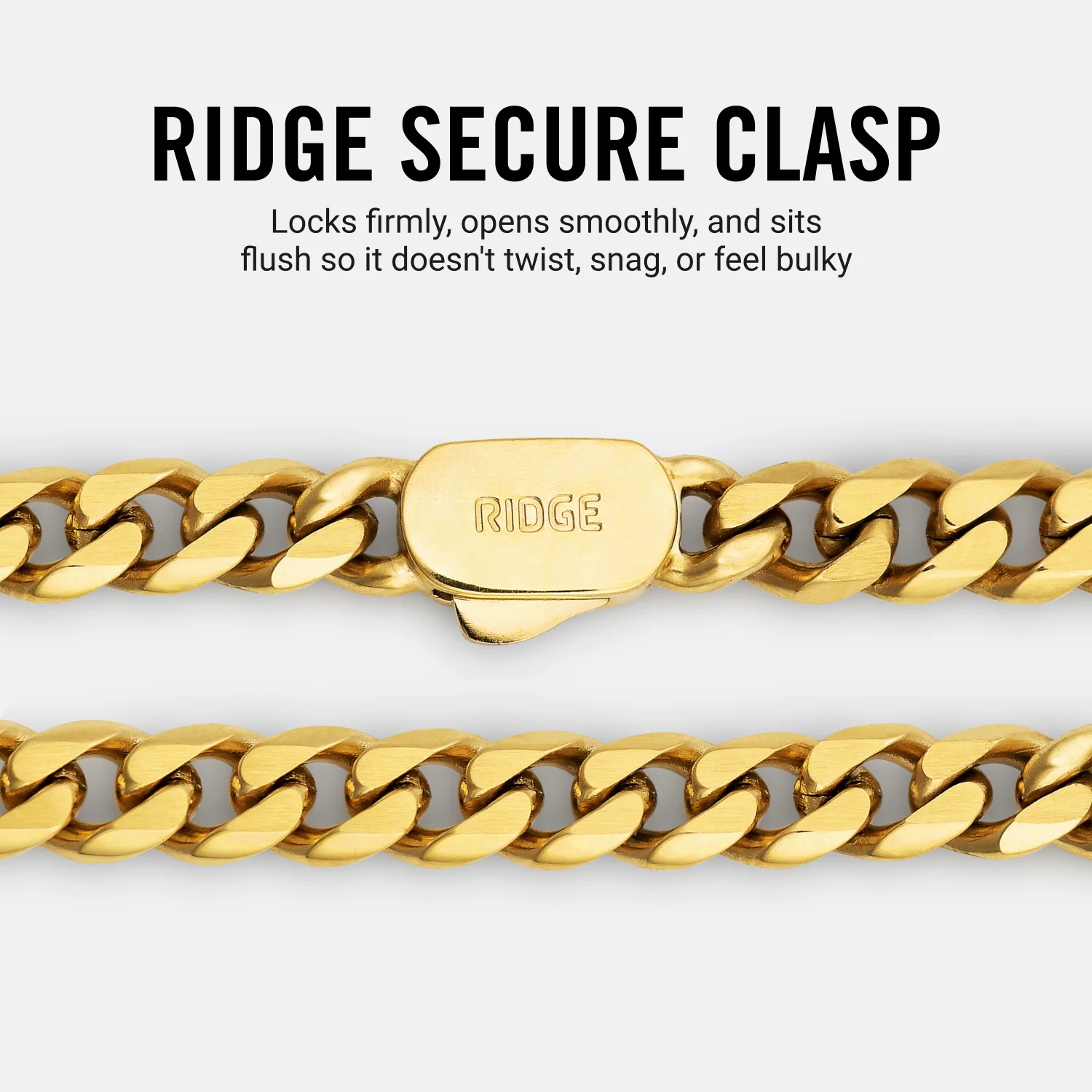 5mm Curb Chain - 18K Gold - 22" - Image 7