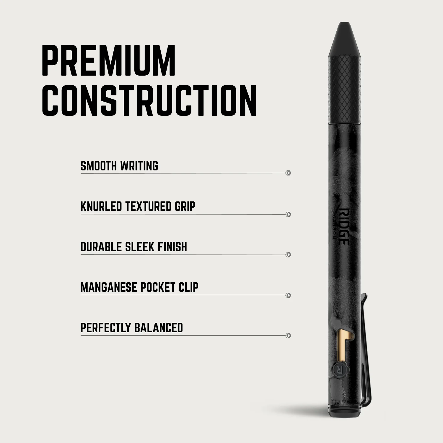 Ridge Bolt Action Pen - Matte Olive - Image 5