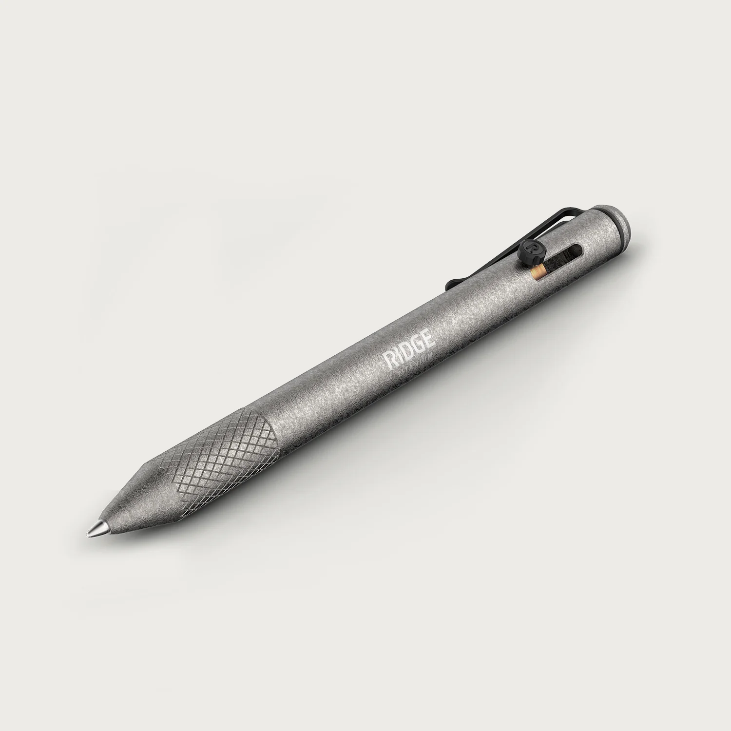 Ridge Bolt Action Pen - Stonewashed Titanium - Image 8
