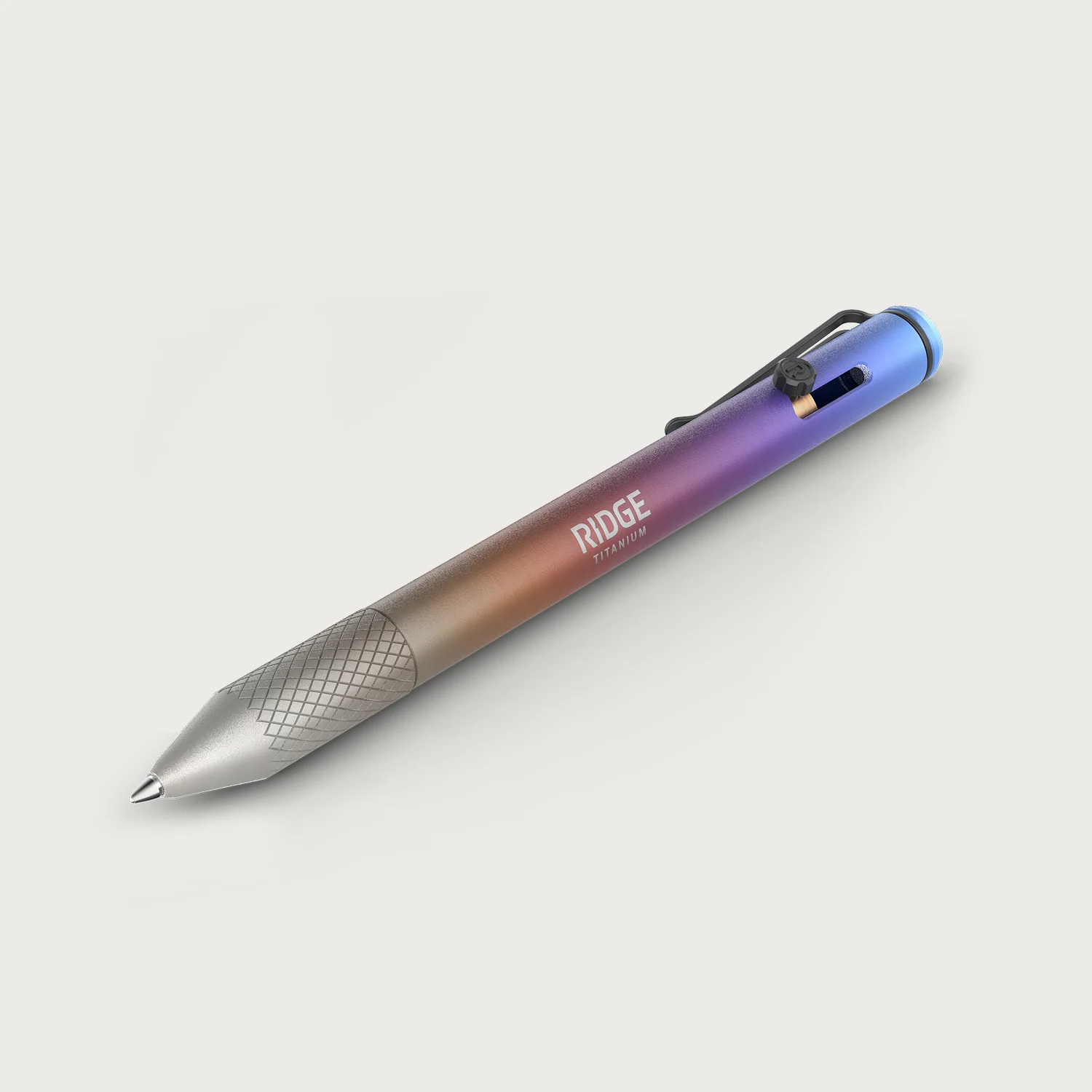 Ridge Bolt Action Pen - Burnt Titanium - Image 8
