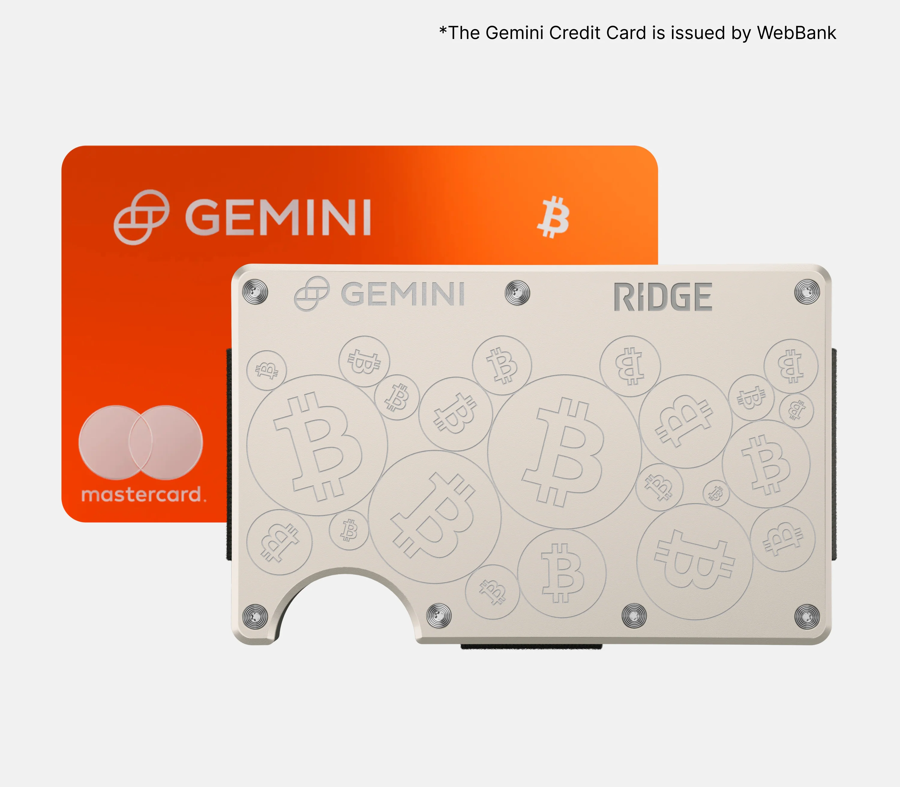 Ridge Wallet - Gemini BTC - White - Image 2