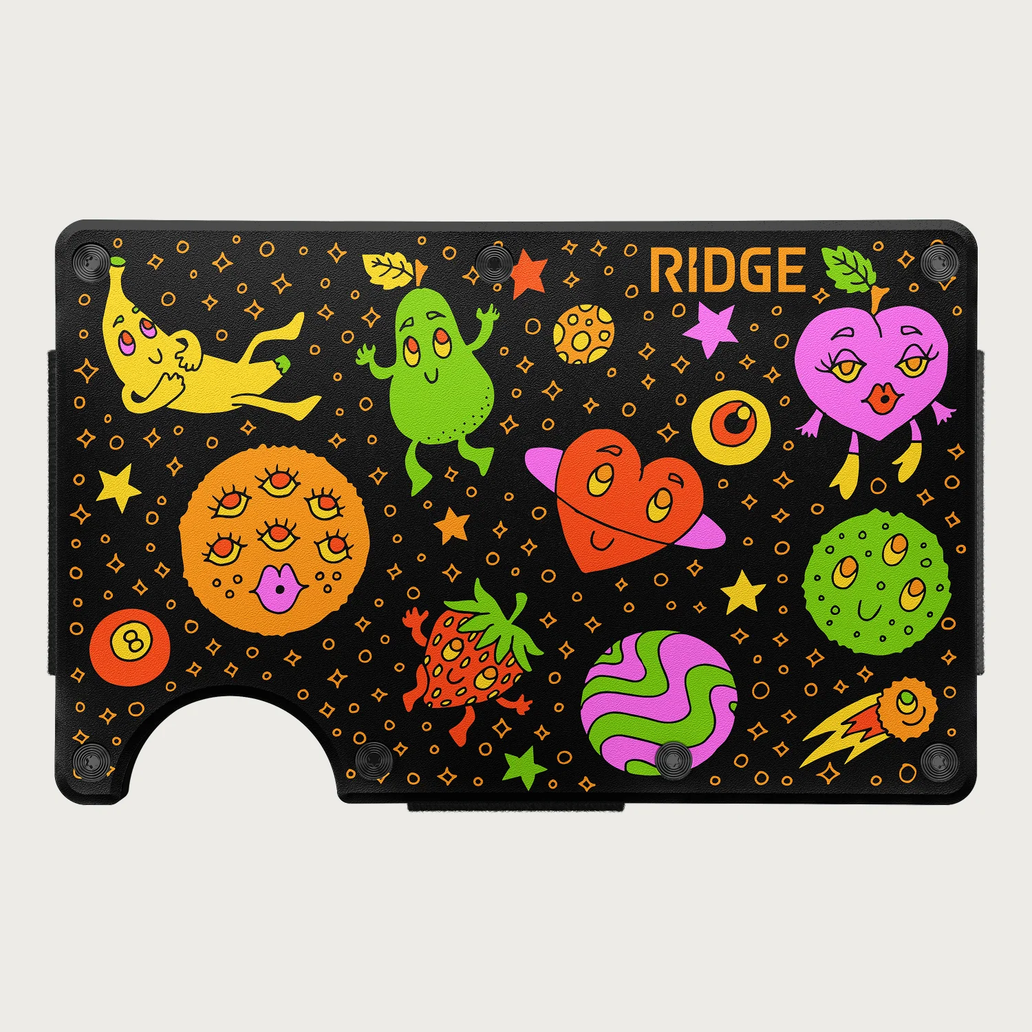 Ridge Wallet - Claire Morales - Space Fruit - Image 11