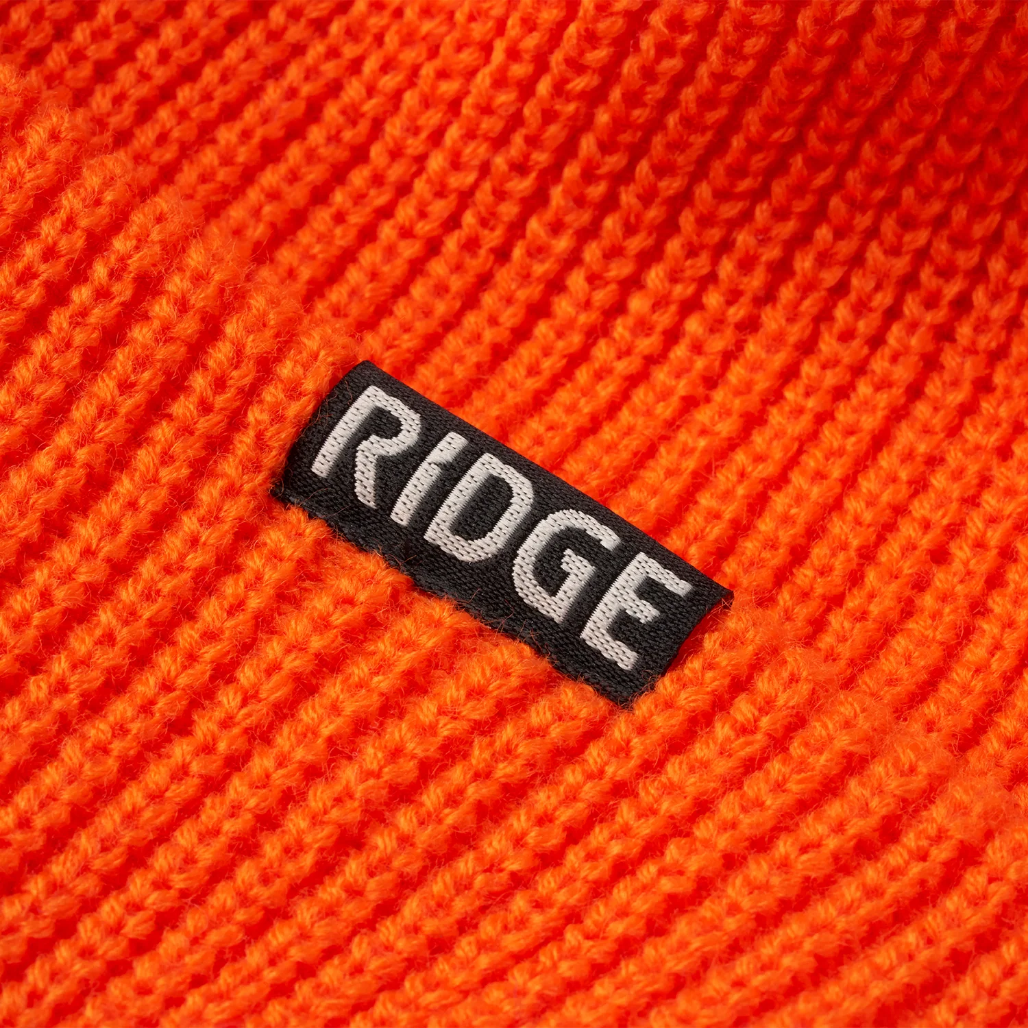 Ridge Classic Cuffed Beanie - Basecamp Orange - Image 4