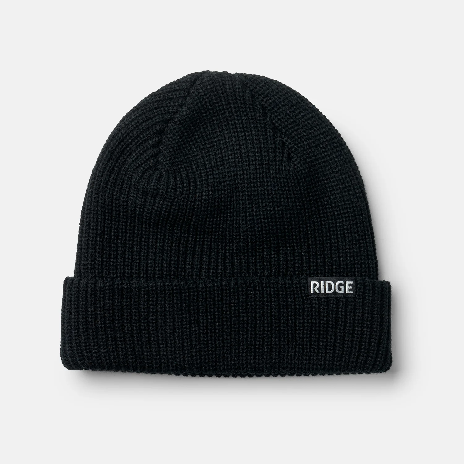 Ridge Classic Cuffed Beanie - Royal Black - Image 2