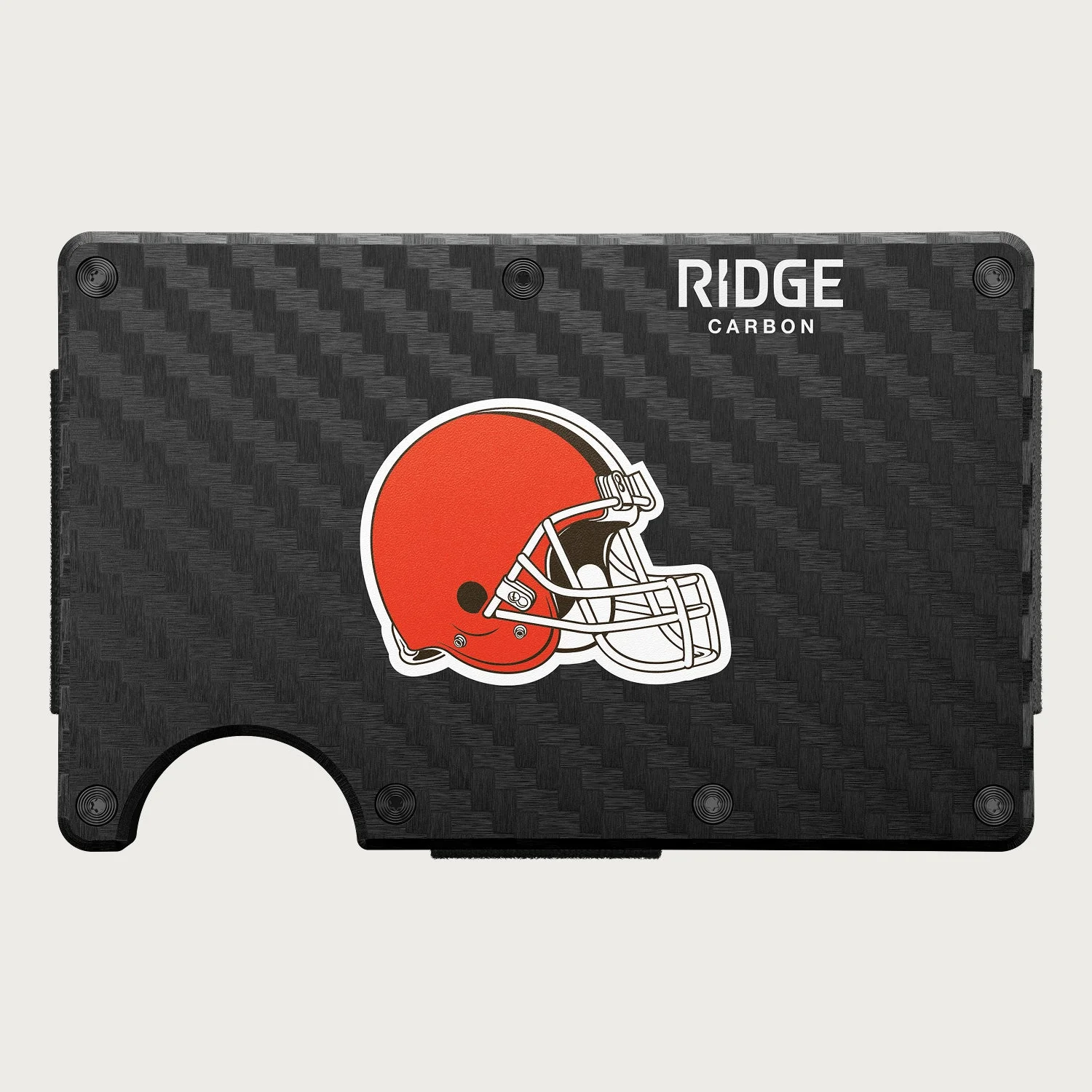 Ridge Wallet - Cleveland Browns - Carbon Fiber 3k - Image 11