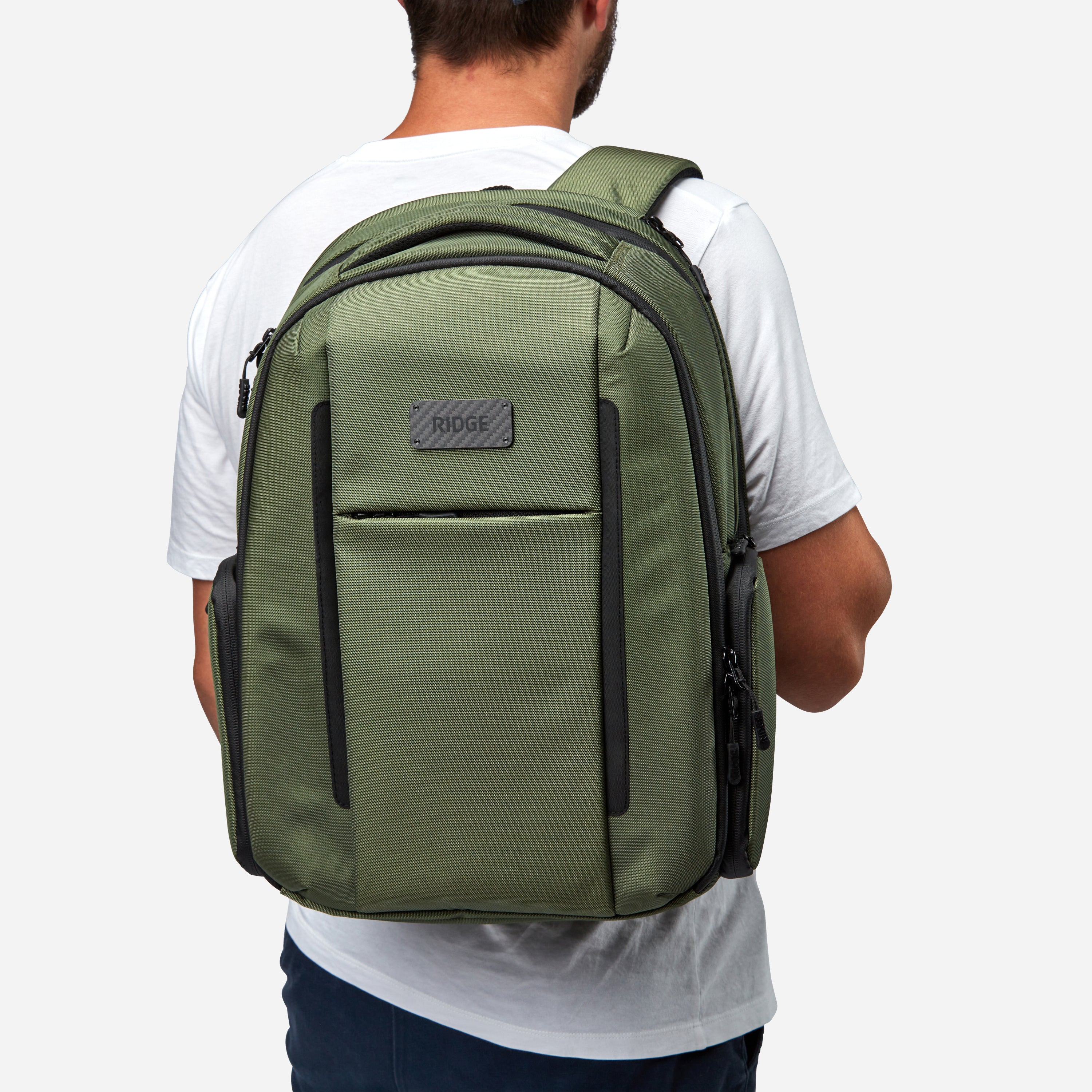 Commuter Pro Backpack - Matte Olive - Image 3
