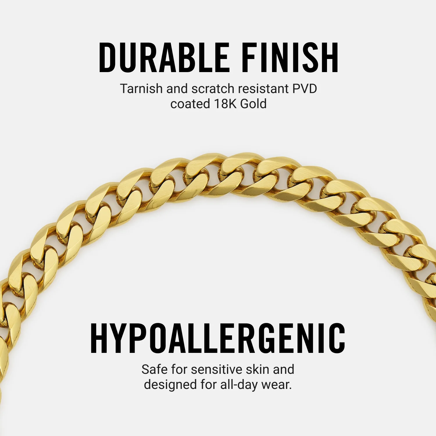 Curb Chain Kit - 18K Gold - Large - Image 7