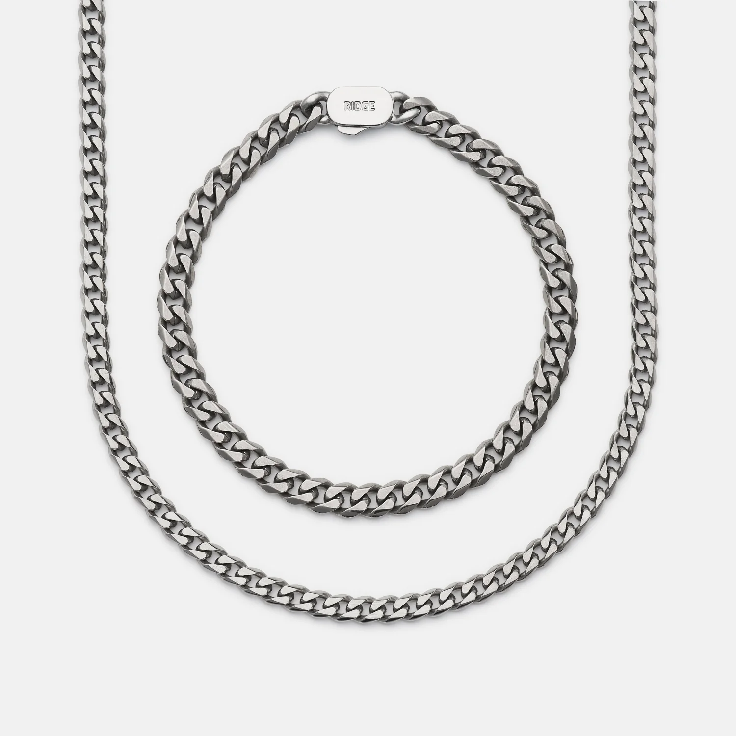 Curb Chain Kit - Titanium - Medium - Image 11