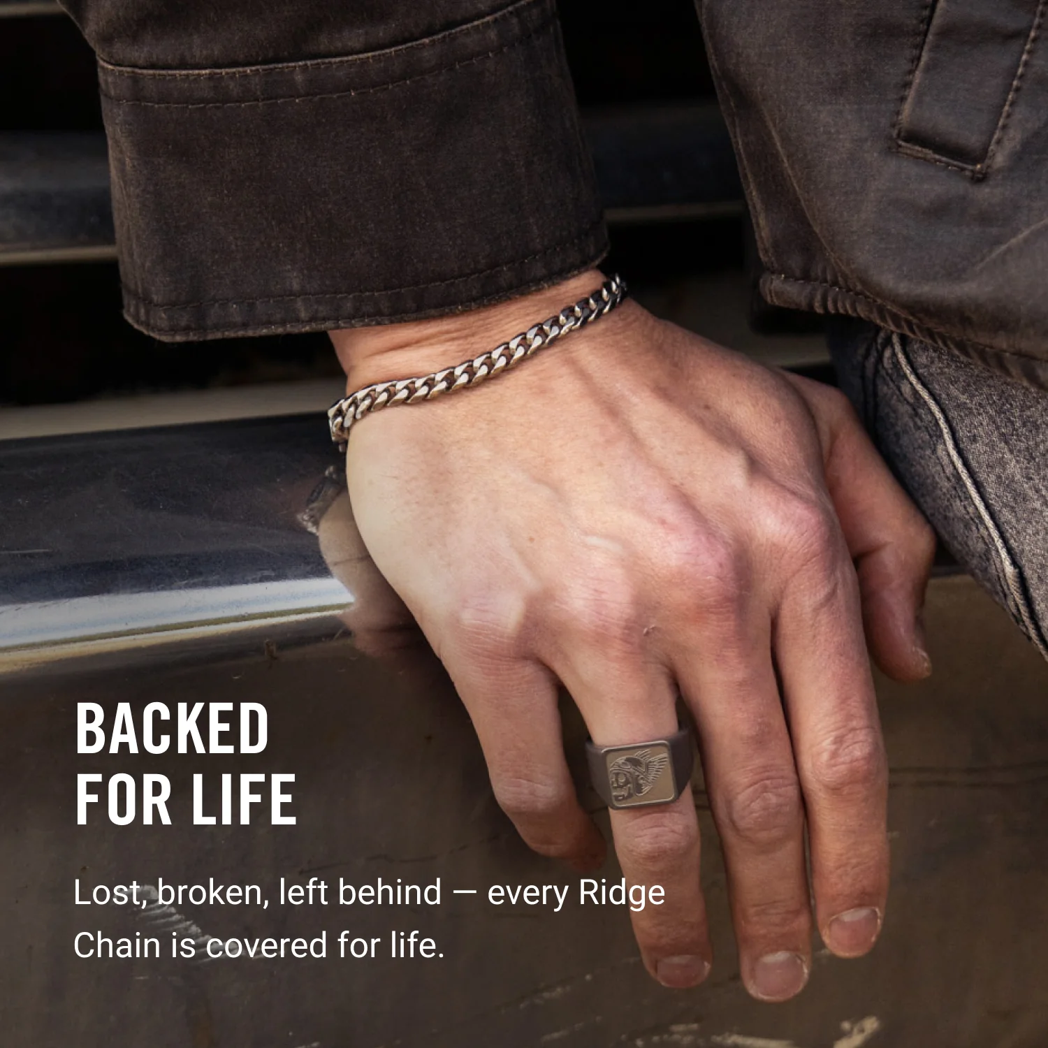 Curb Chain Kit - Titanium - Medium - Image 4
