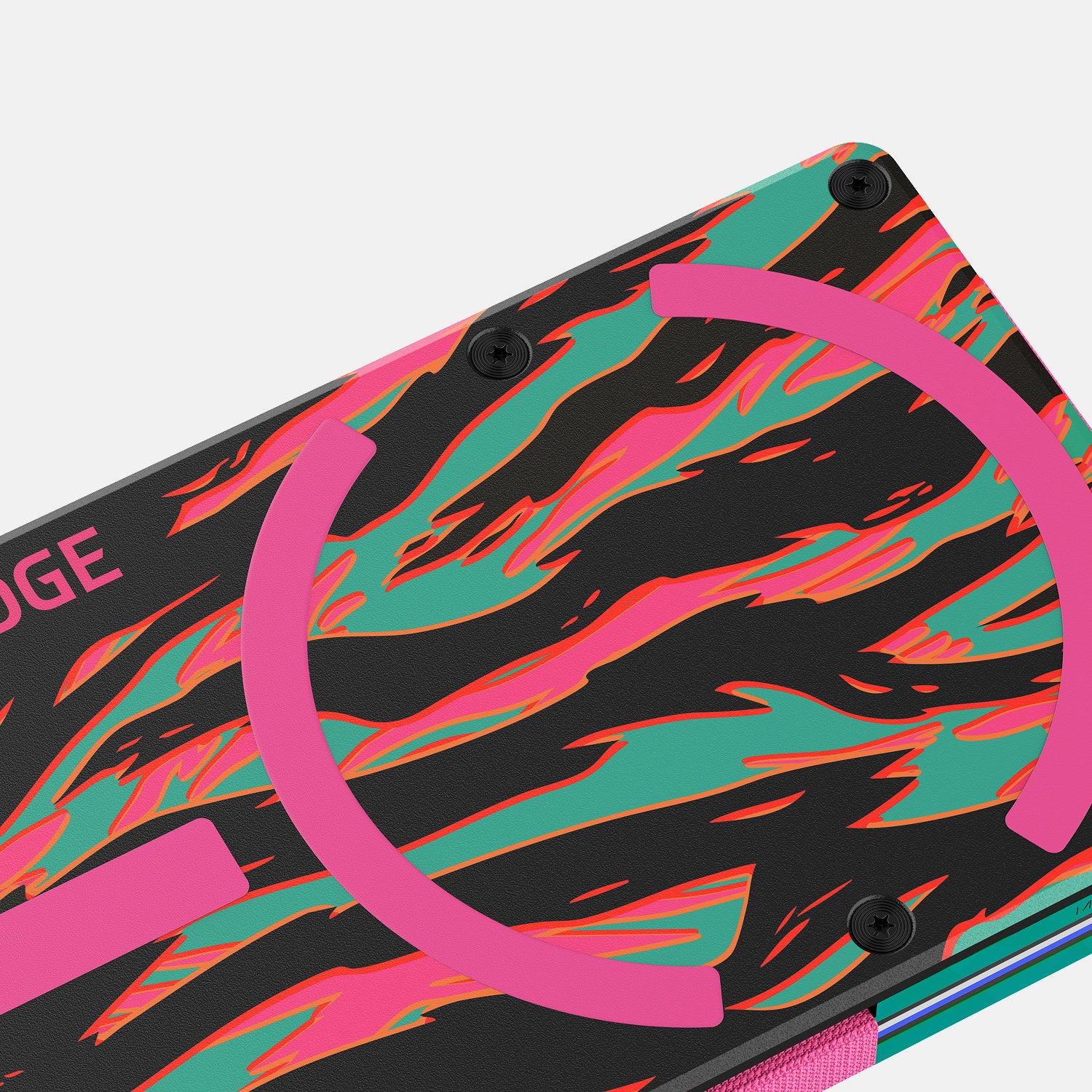 Ridge Wallet for MagSafe & Power Bank Kit - Neon Tiger - Image 3