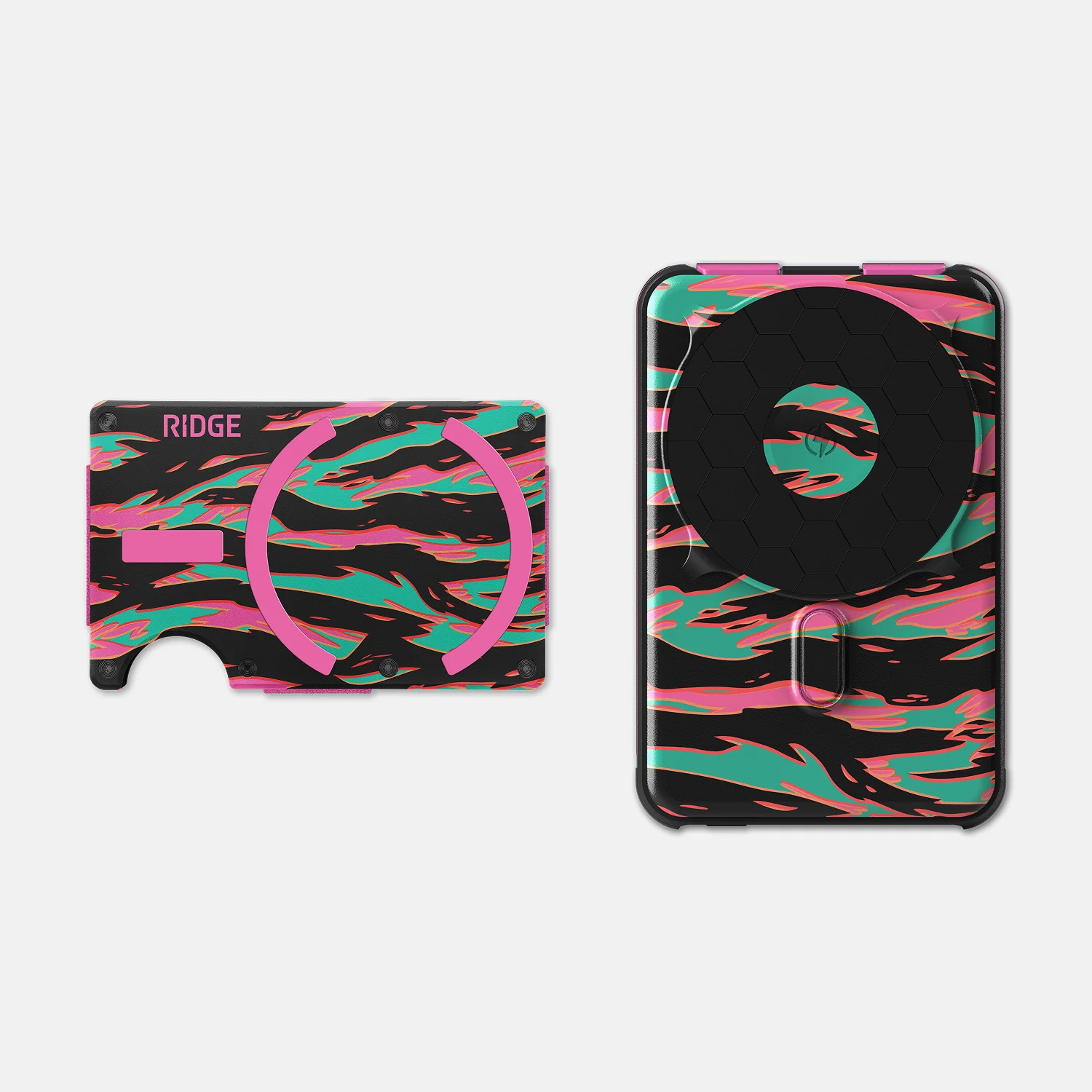 Ridge Wallet for MagSafe & Power Bank Kit - Neon Tiger - Image 6