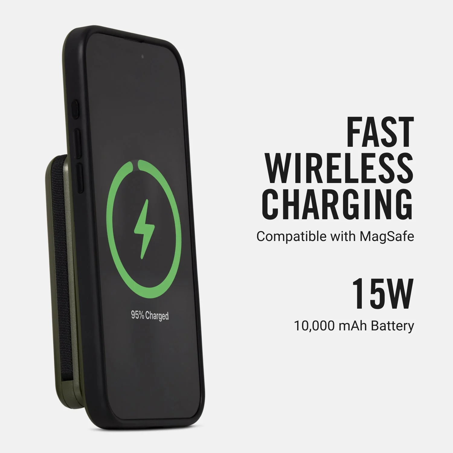 Everyday Charging Kit - iPhone 16 Plus - Matte Olive - Image 3