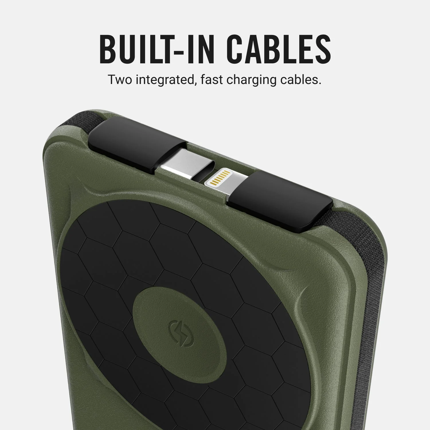 Everyday Charging Kit - iPhone 16 Plus - Matte Olive - Image 4