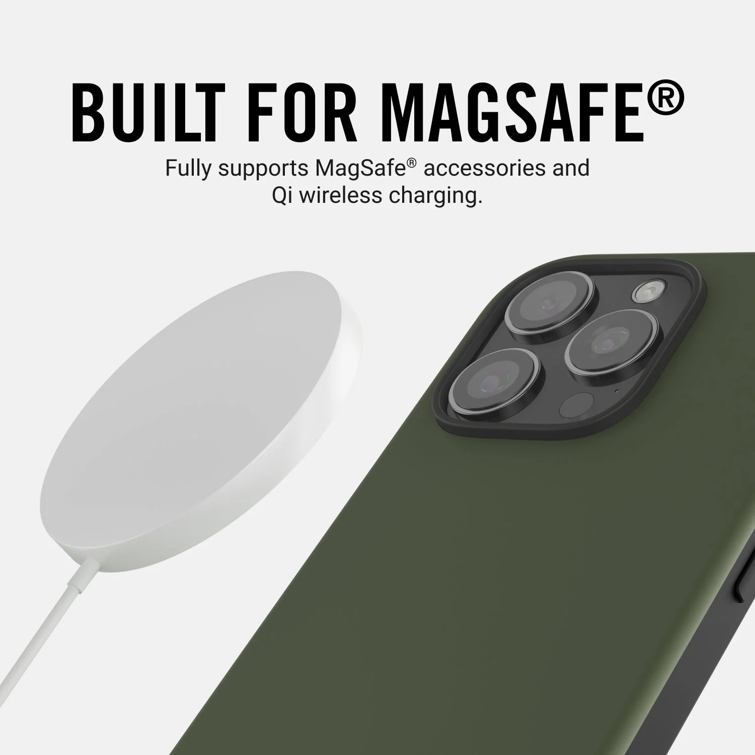 Everyday Charging Kit - iPhone 16 Pro - Matte Olive - Image 8