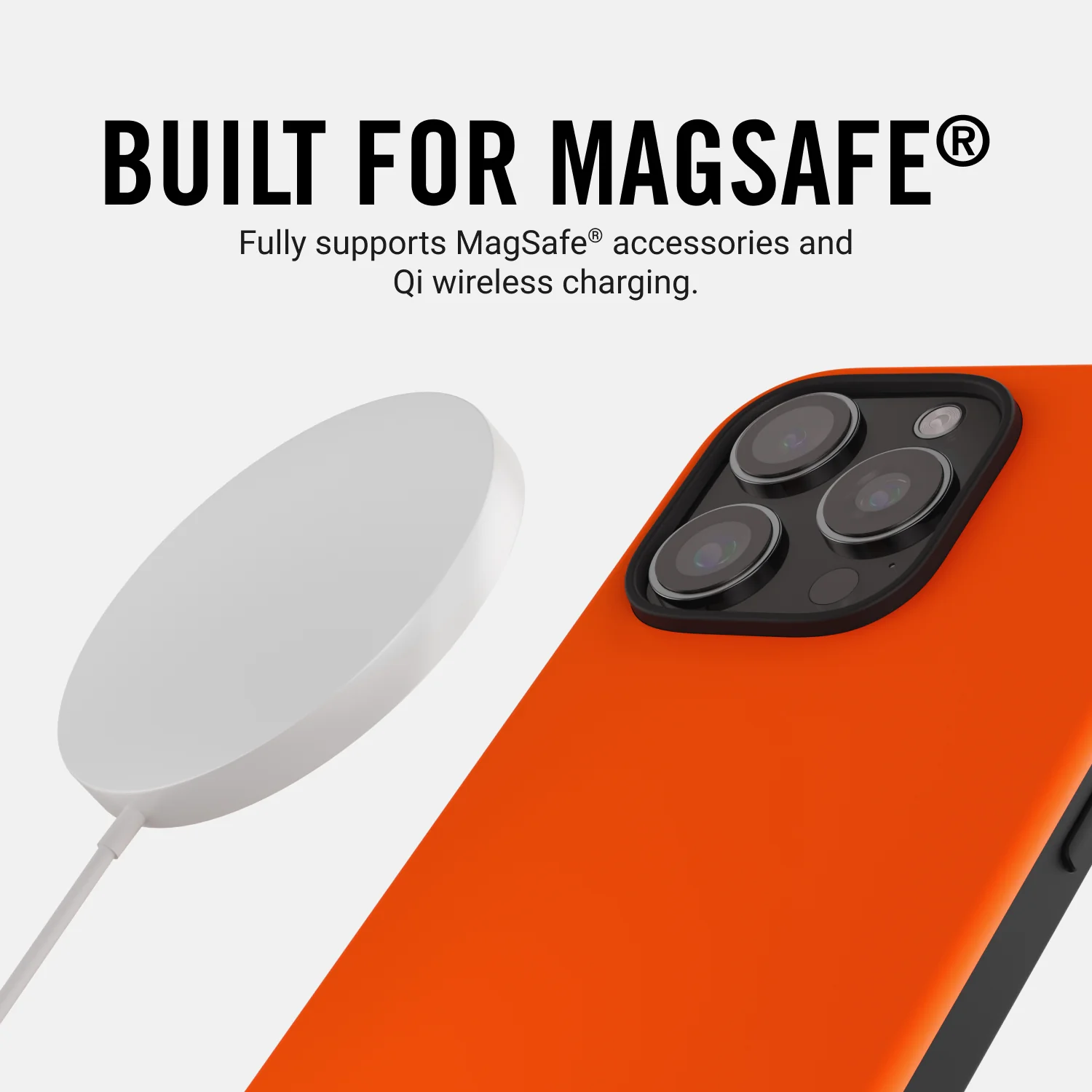 Everyday Charging Kit - iPhone 16 Pro Max - Basecamp Orange - Image 8