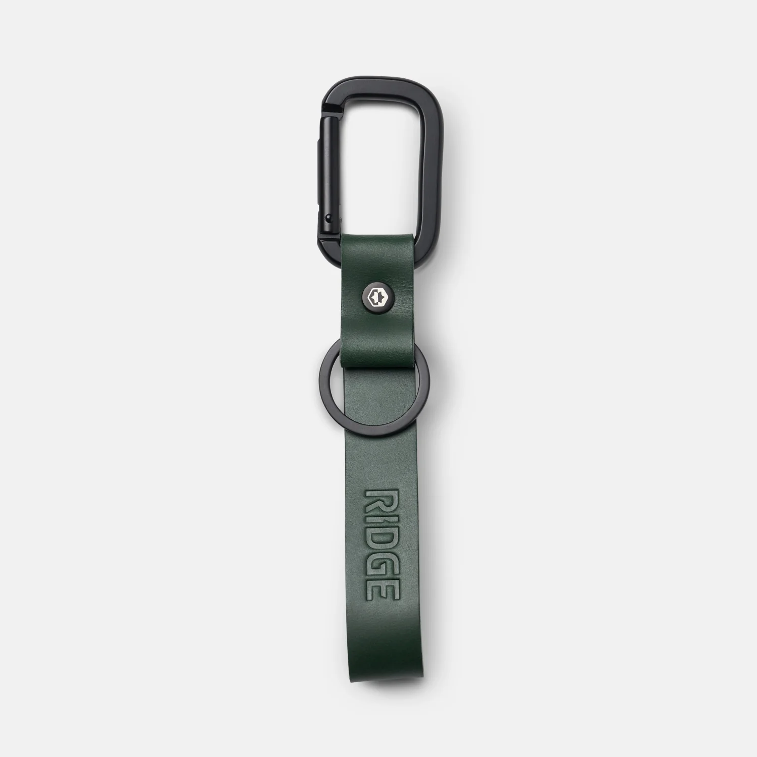 Ridge Keychain - Hunter Green Leather - Image 9