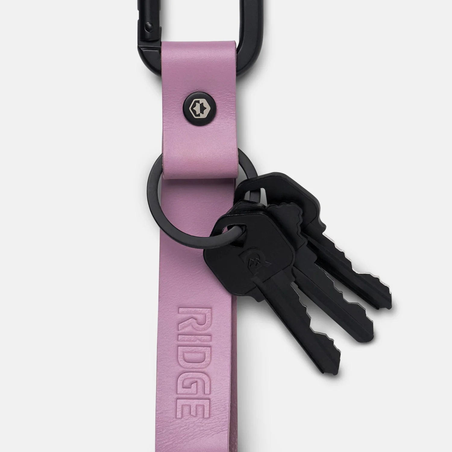 Ridge Keychain - Lilac Leather - Image 3
