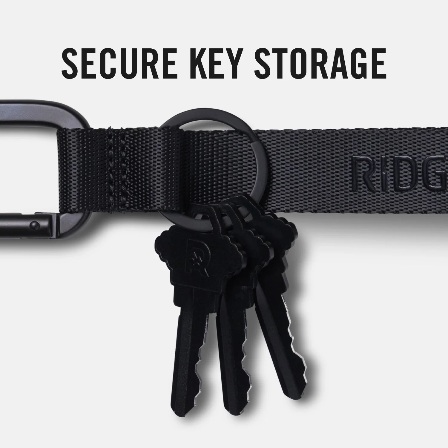Ridge Keychain - Matte Black - Image 7