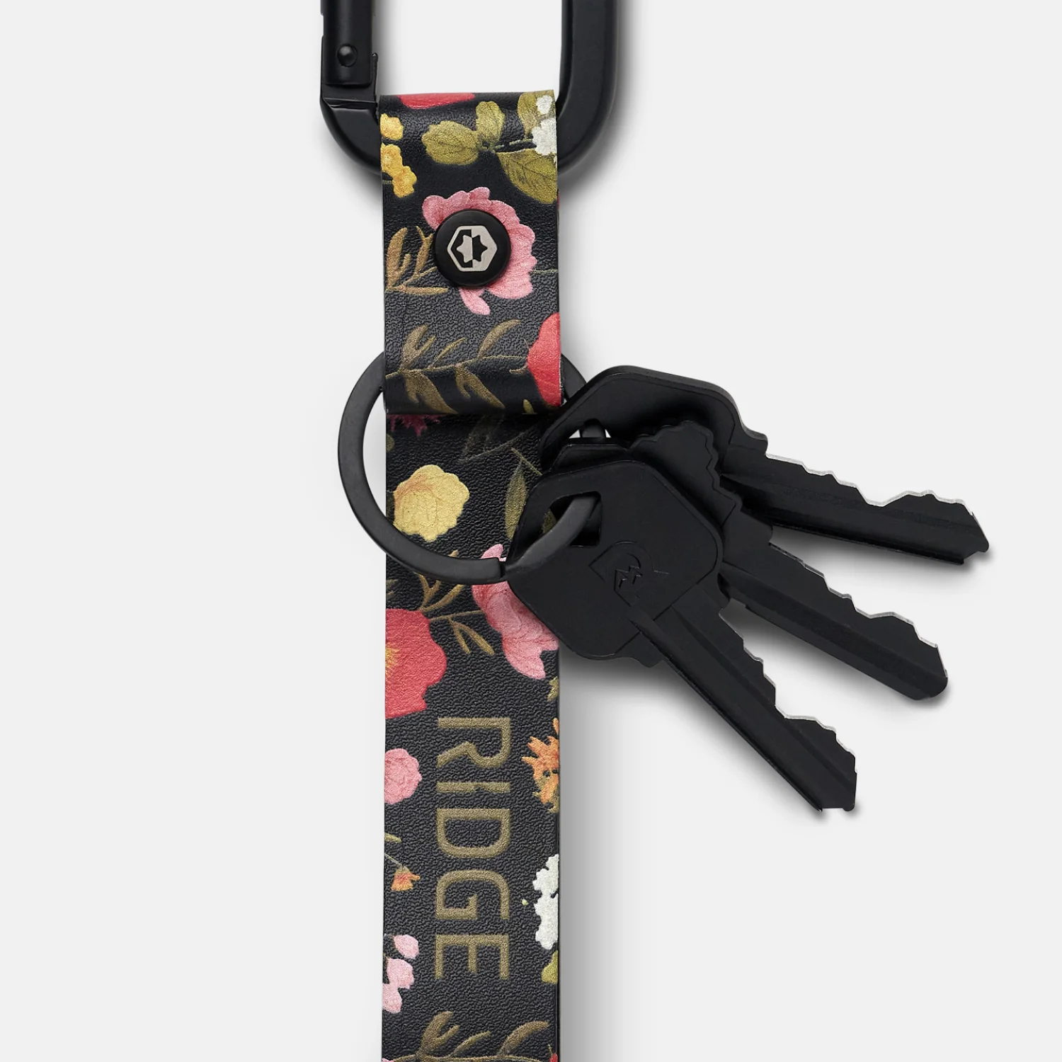 Ridge Keychain - Moonlight Garden Leather - Image 3