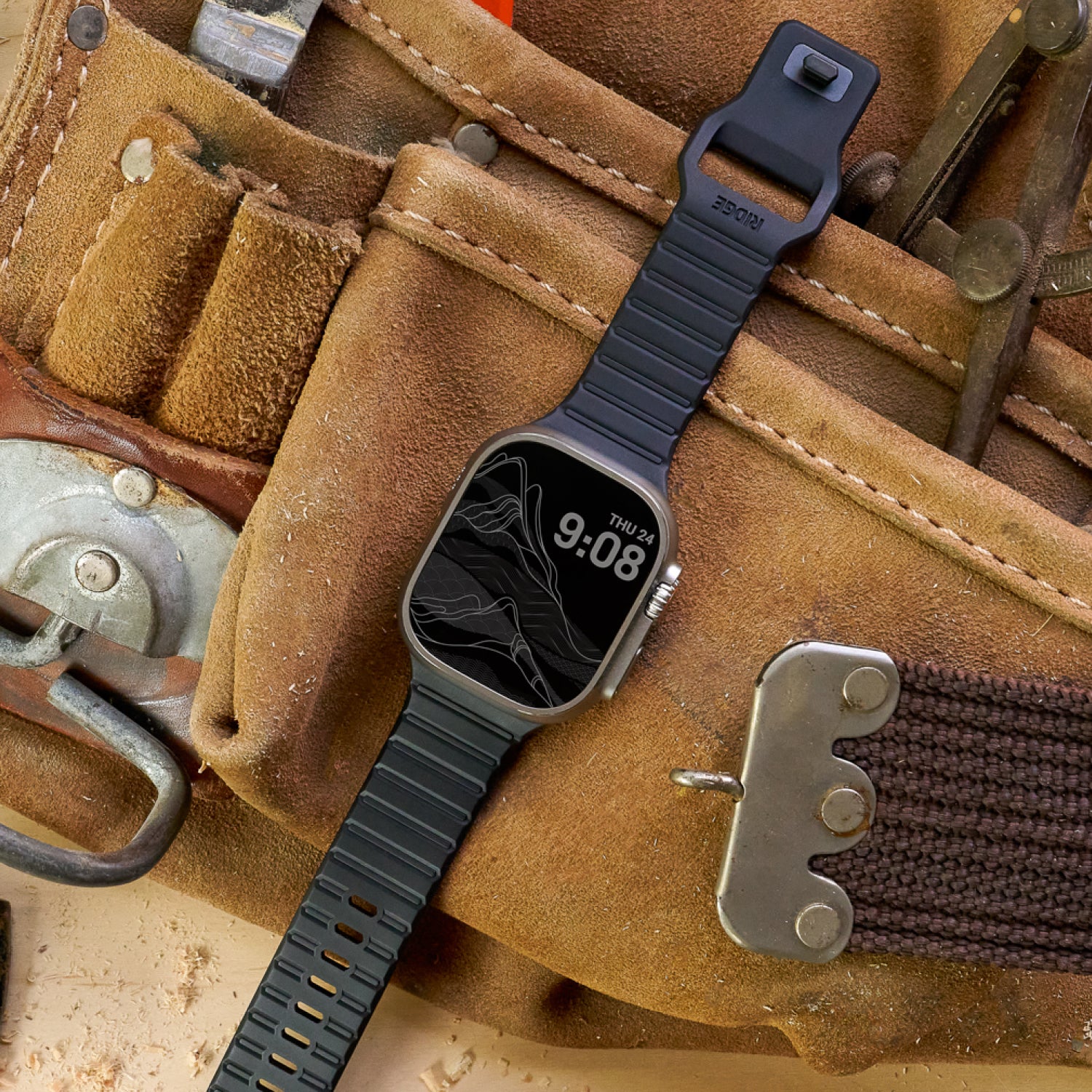 Everyday Watch Straps - Matte Black - Ultra/46mm - Image 5