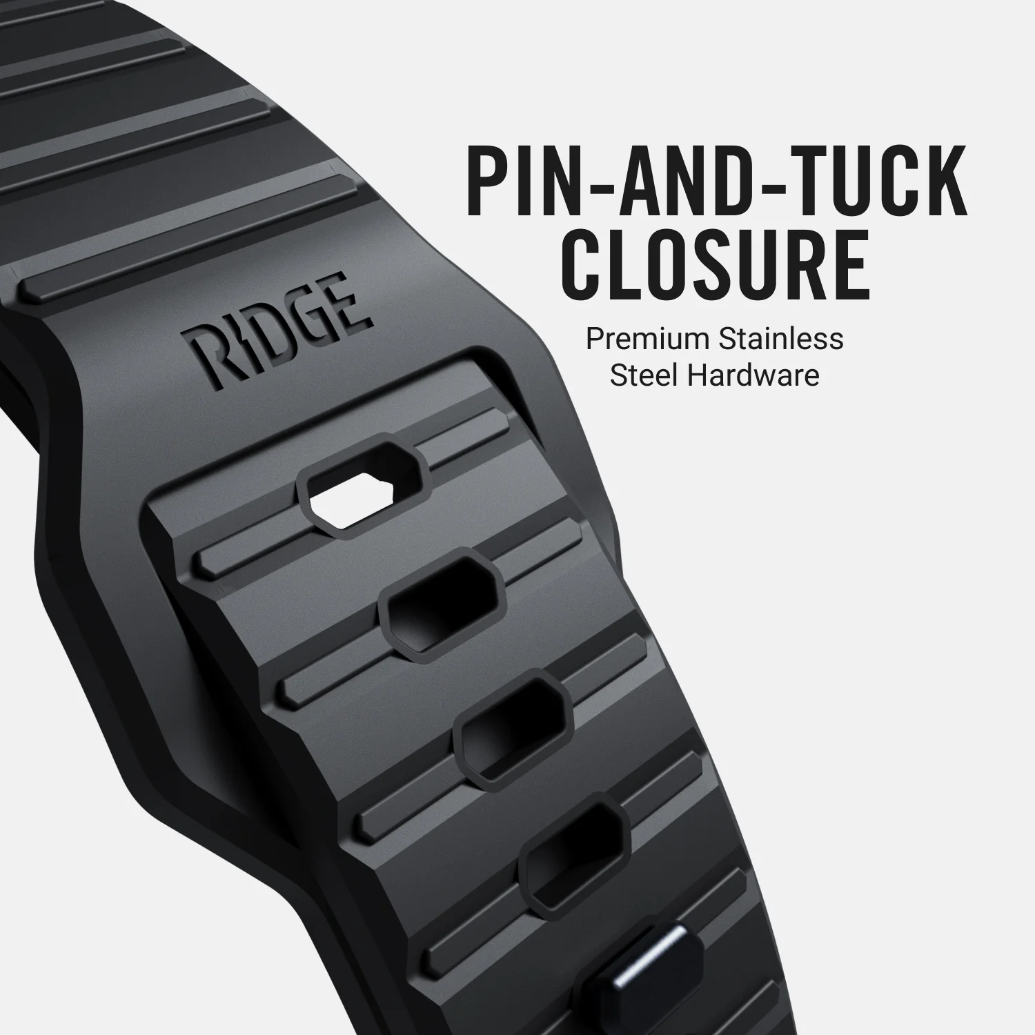 Everyday Watch Straps - Matte Black - Ultra/46mm - Image 8