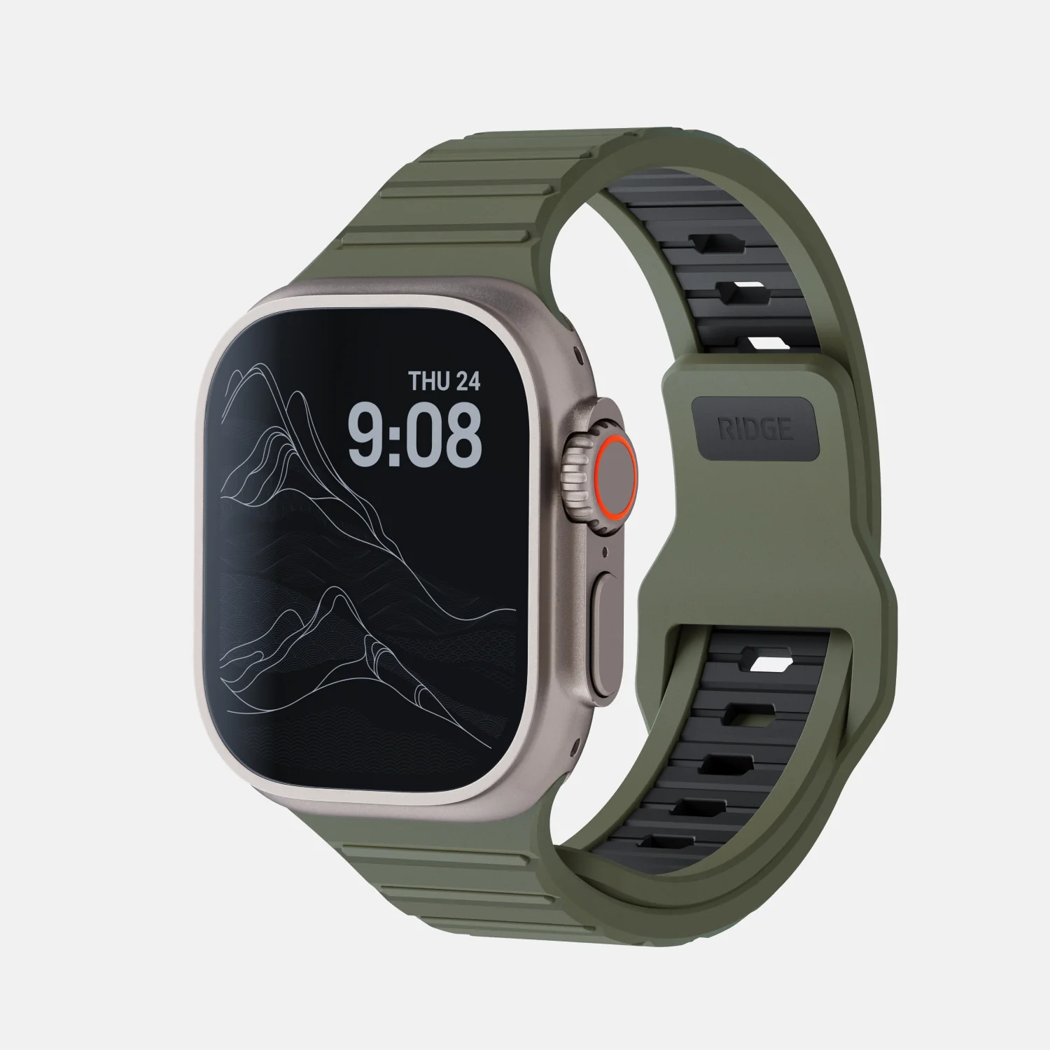 Everyday Watch Strap - Matte Olive - Ultra/46mm - Image 10