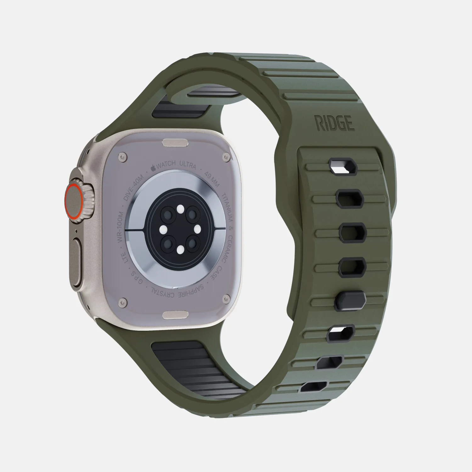 Everyday Watch Strap - Matte Olive - Ultra/46mm - Image 2