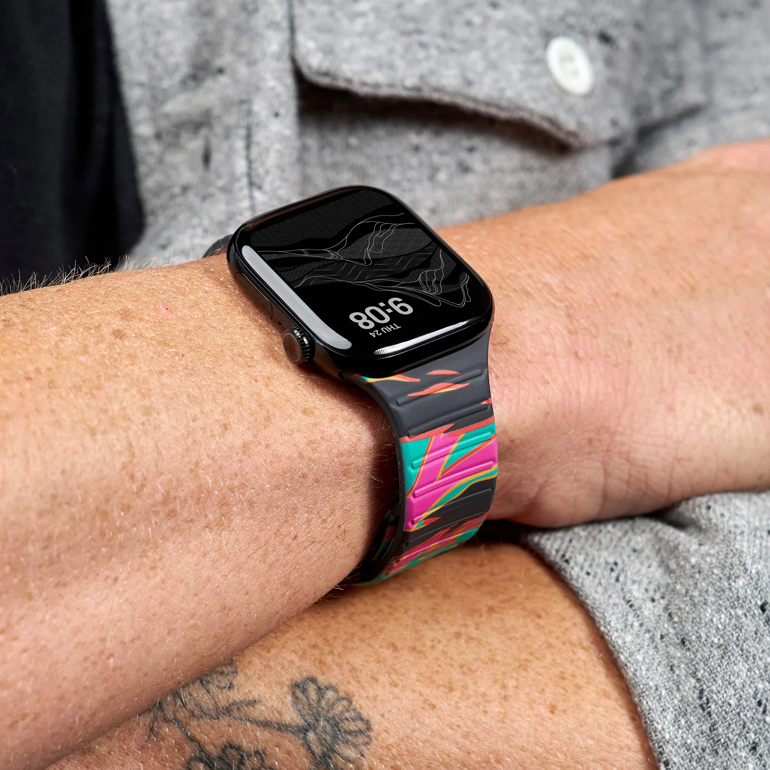 Everyday Watch Strap - Neon Tiger - Ultra/46mm - Image 5
