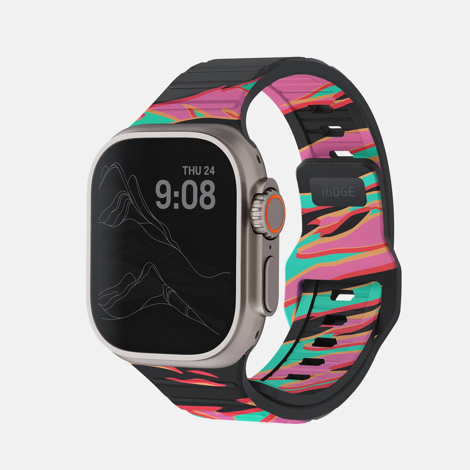 Everyday Watch Strap - Neon Tiger - Ultra/46mm - Image 9