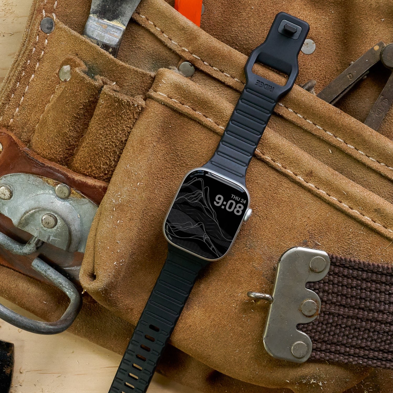 Everyday Watch Straps - Matte Black - 41/42mm - Image 5