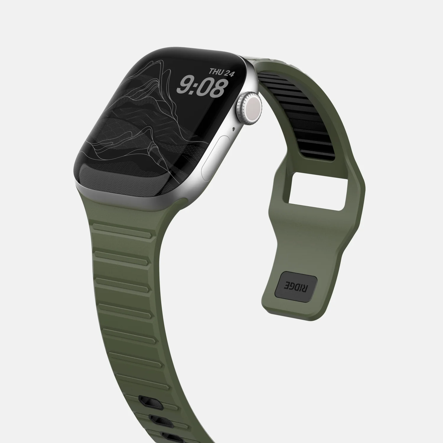 Everyday Watch Strap - Matte Olive - 41/42mm - Image 3