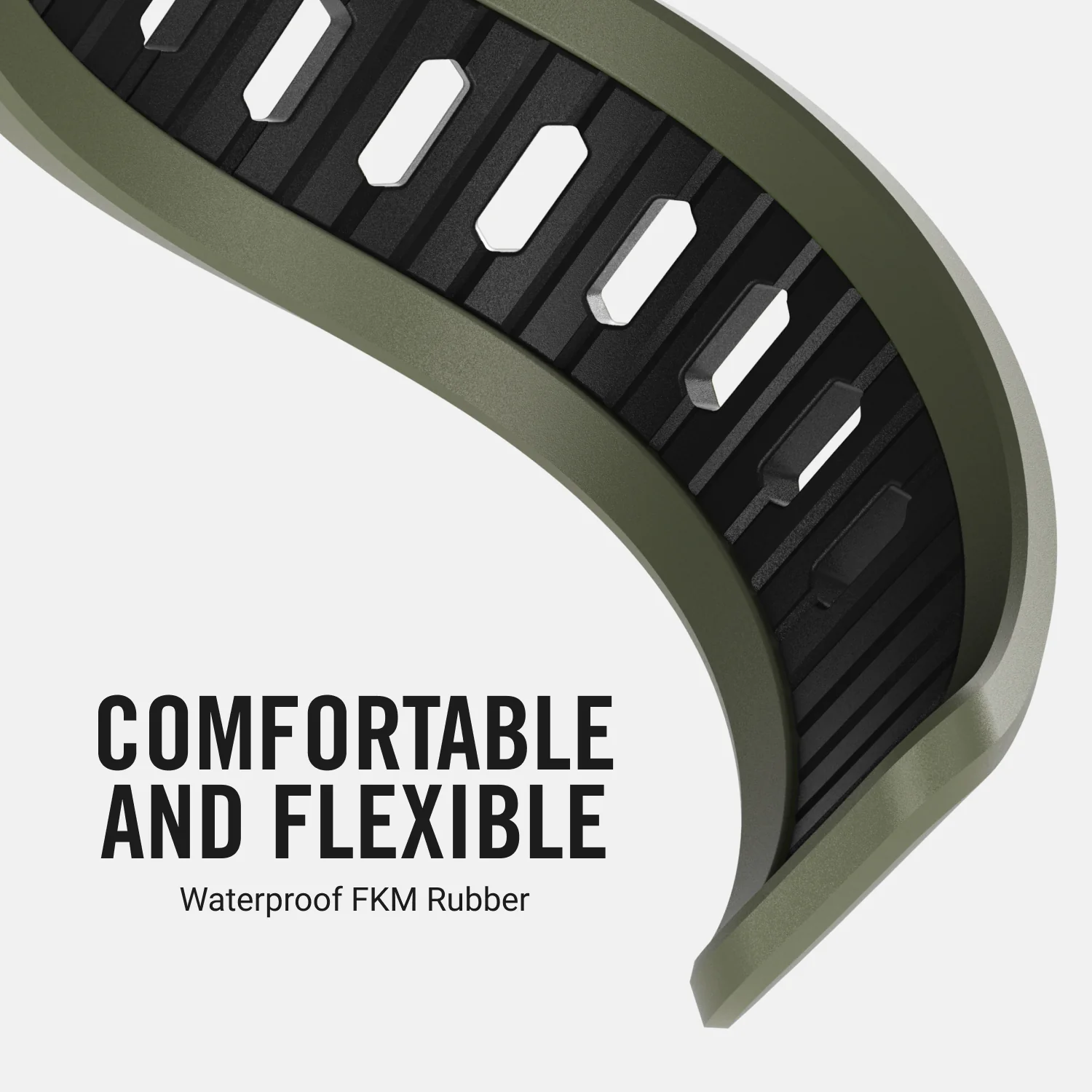 Everyday Watch Strap - Matte Olive - 41/42mm - Image 7