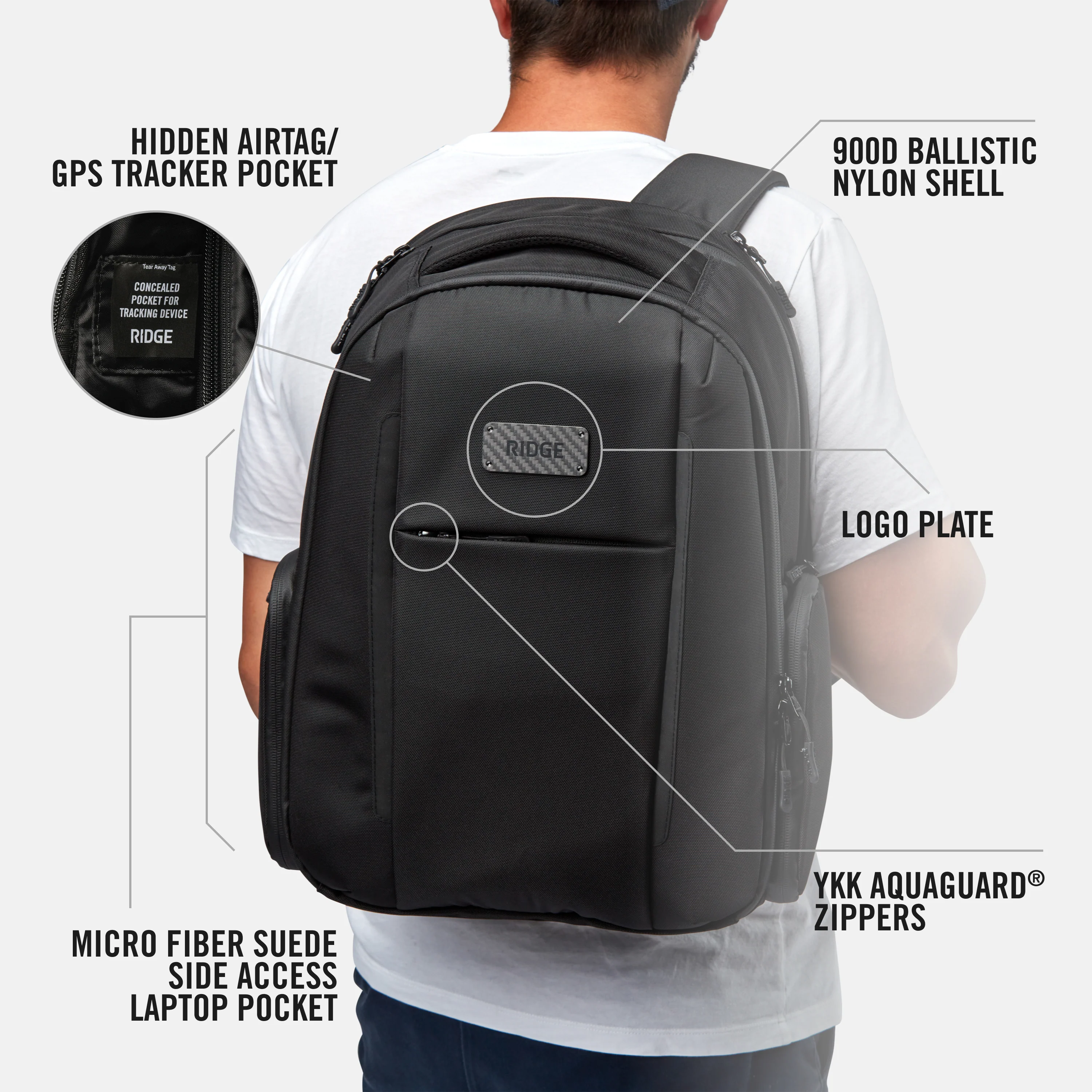 Ridge Frequent Flyer Kit - Gunmetal - Image 7