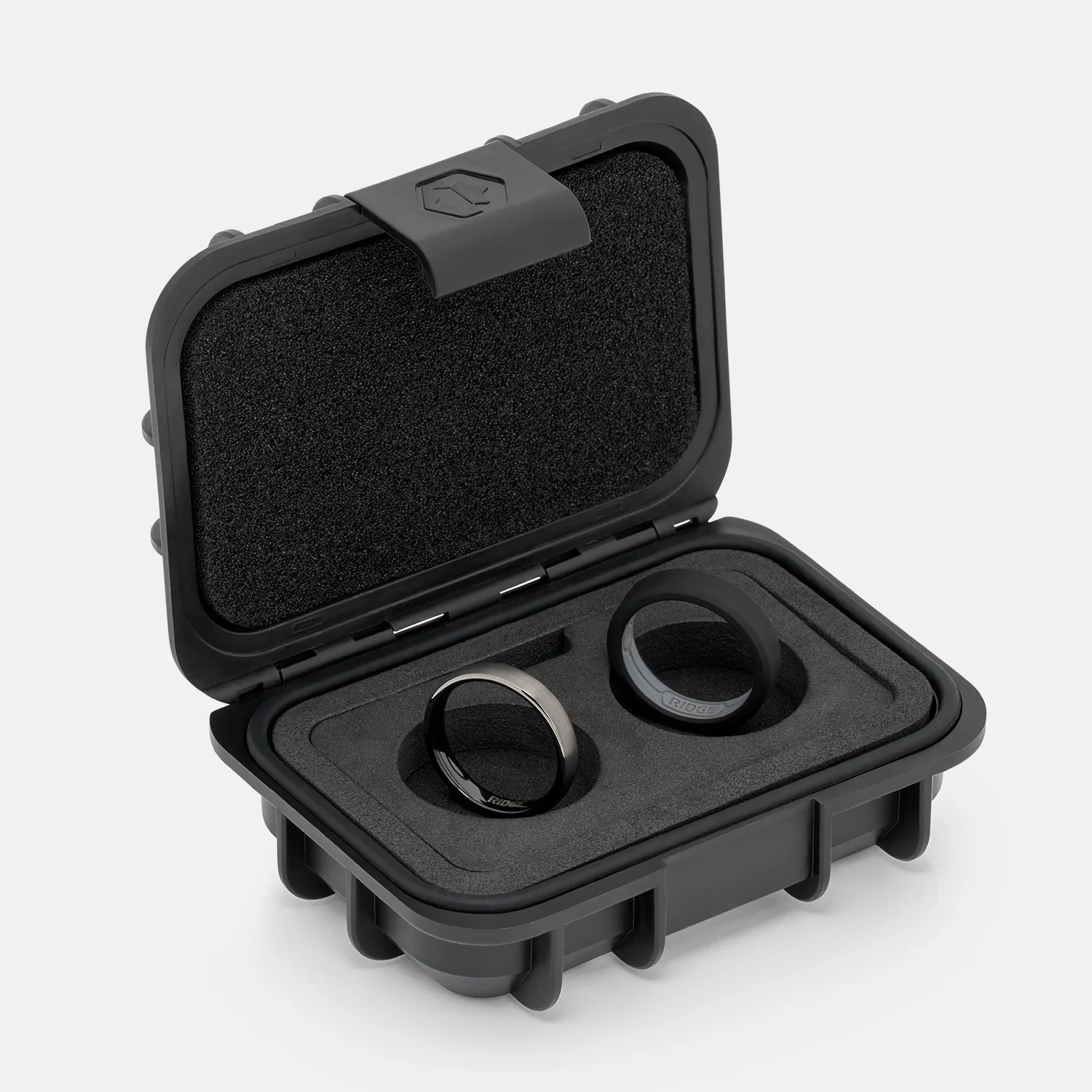 4mm Rounded Ring Set - Gunmetal - Image 3