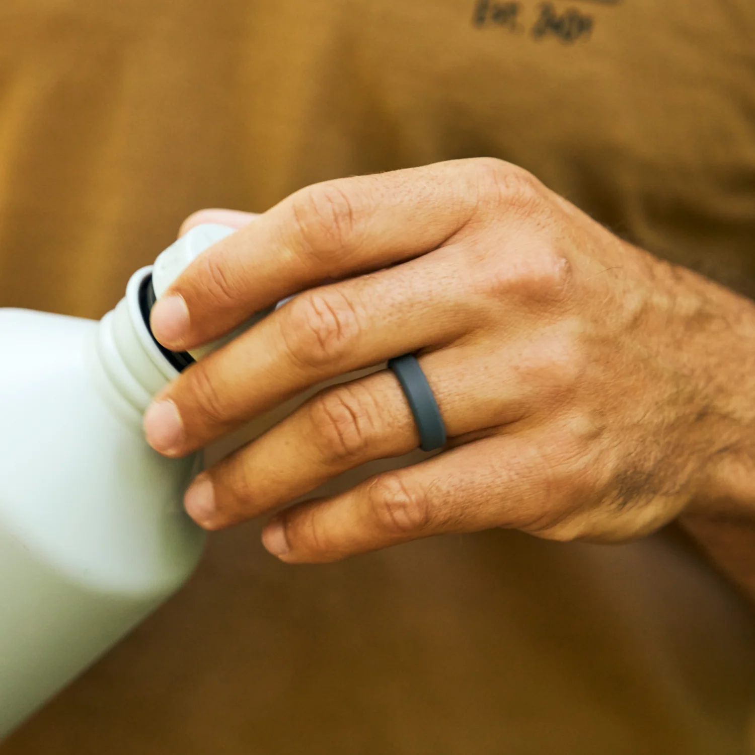 6mm Silicone Ring Set - Gunmetal - Image 2