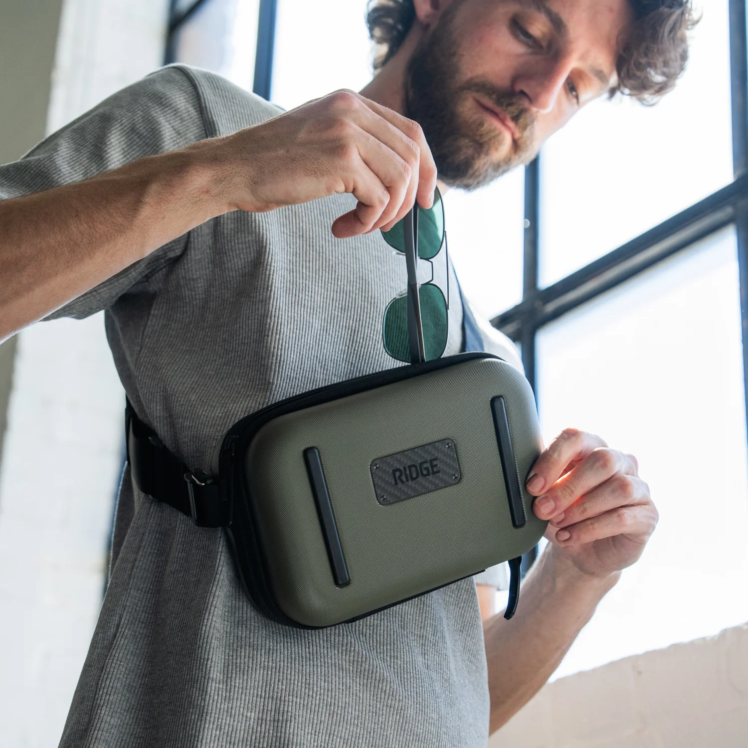 Hardshell Sling - Matte Olive - Image 5