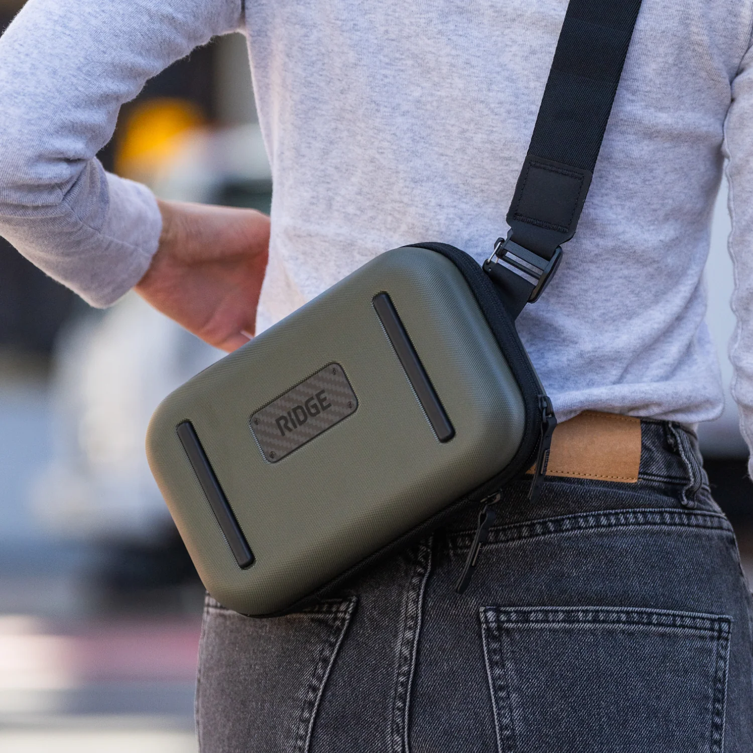 Hardshell Sling - Matte Olive - Image 7