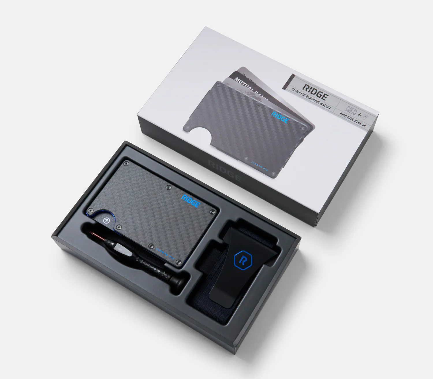 Ridge Wallet - High Dive Blue Carbon 002 - Image 4