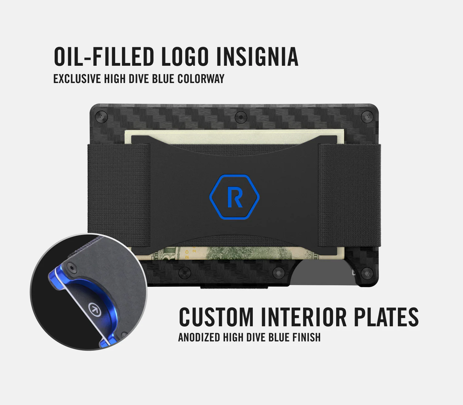 Ridge Wallet - High Dive Blue Carbon 002 - Image 7