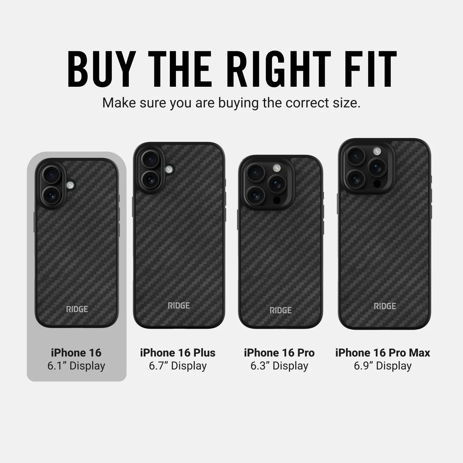 Ridge Phone Case - Carbon - iPhone 16 - Image 9