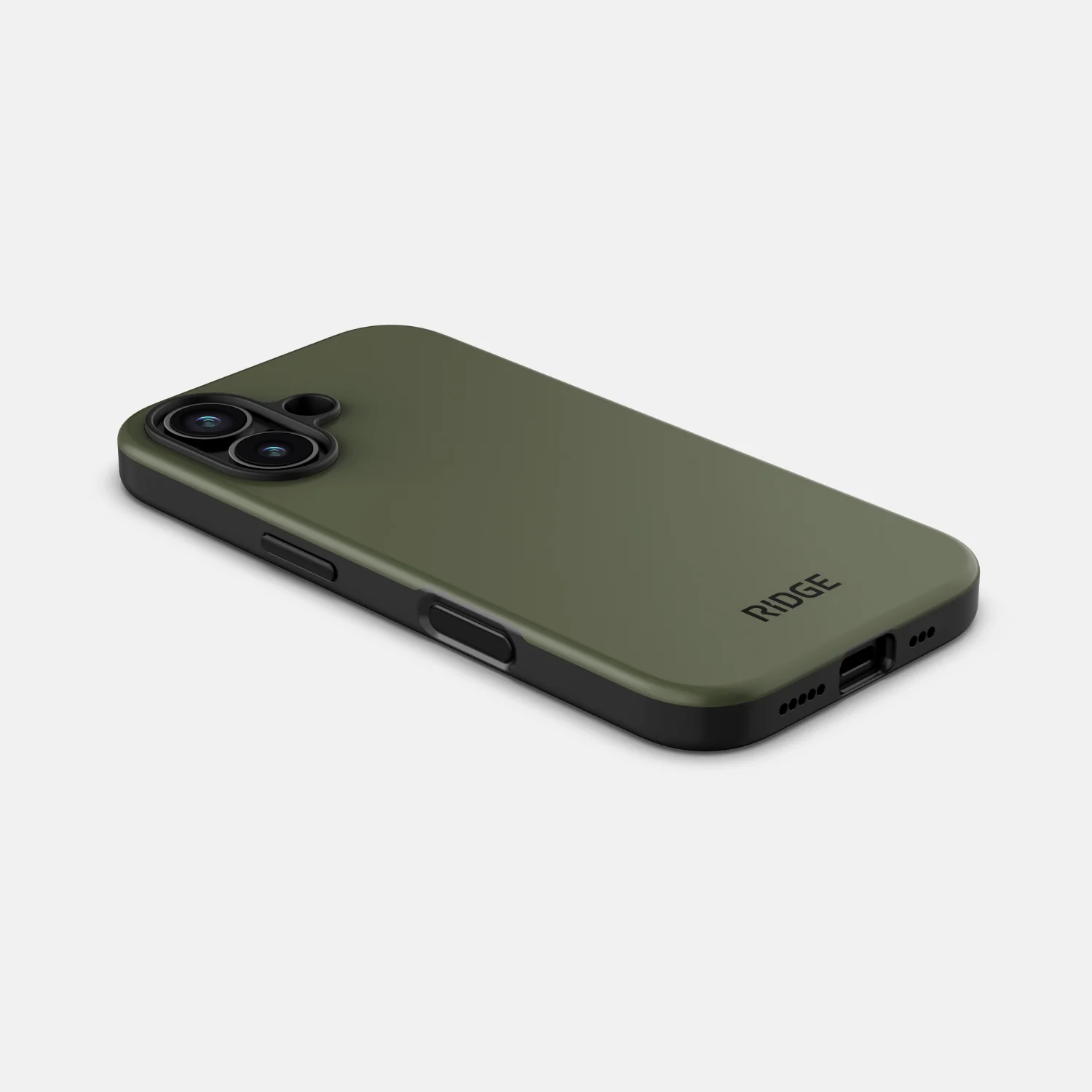 Ridge Phone Case - Matte Olive - iPhone 16 - Image 3