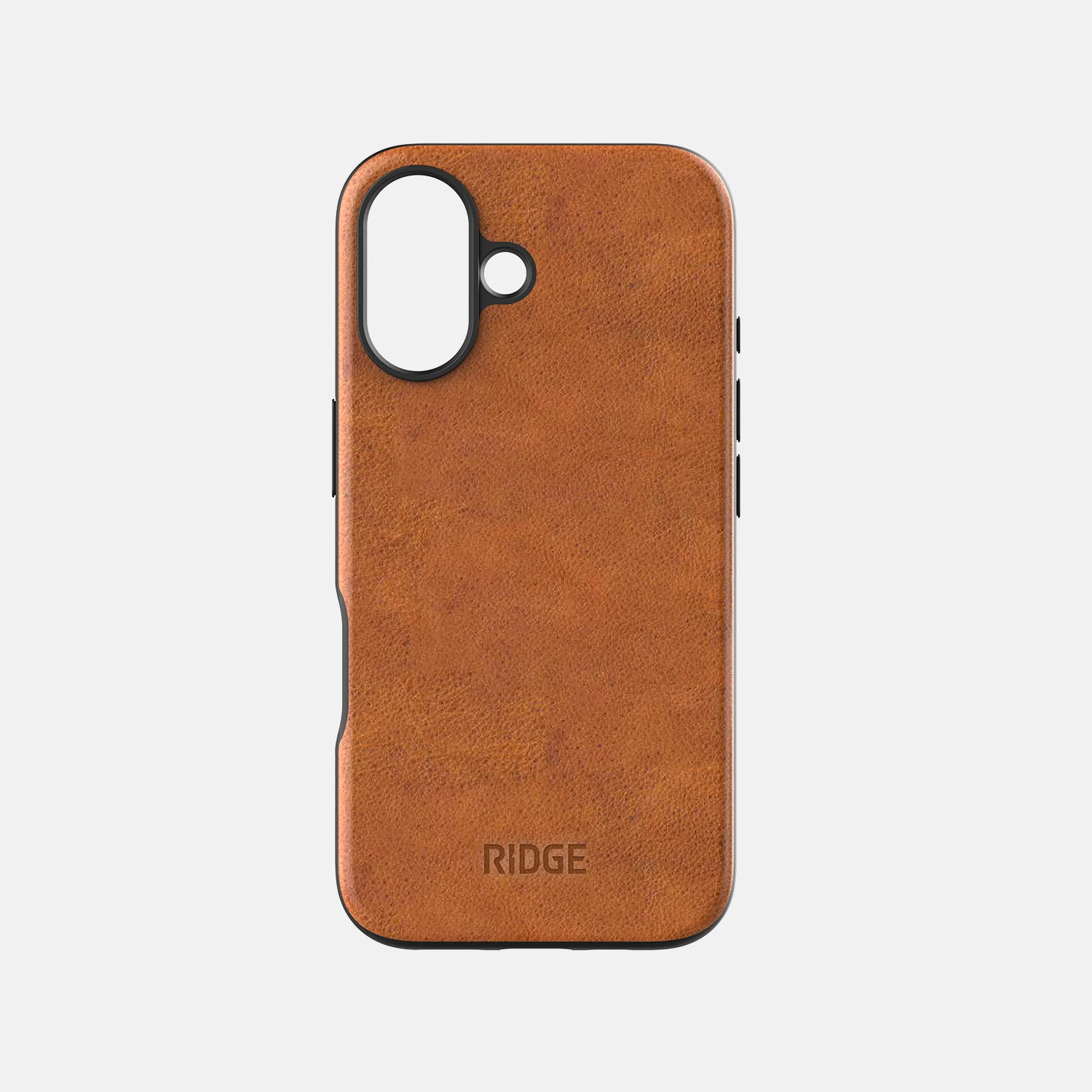 Ridge Phone Case - Tobacco Brown Leather - iPhone 16 - Image 2