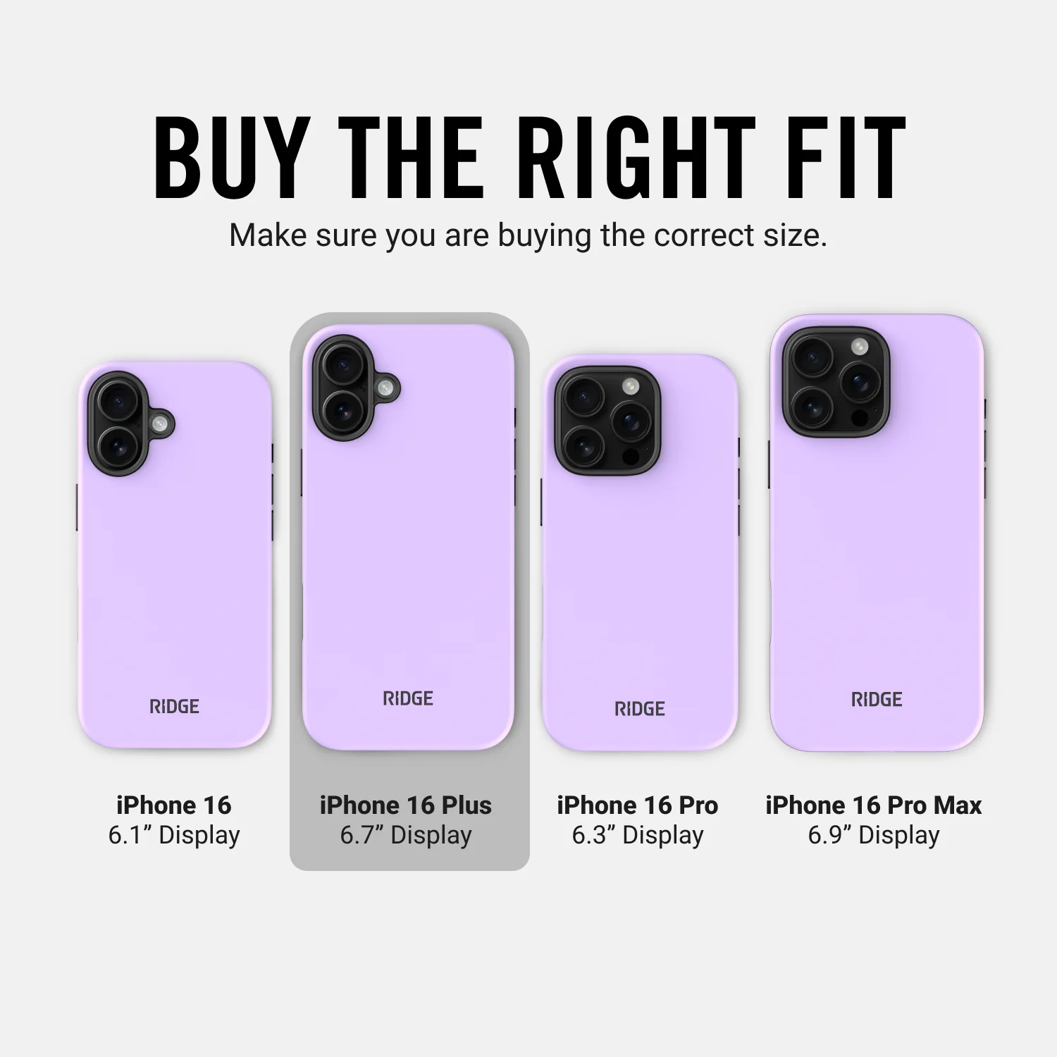 Ridge Phone Case - Lavender - iPhone 16 Plus - Image 9