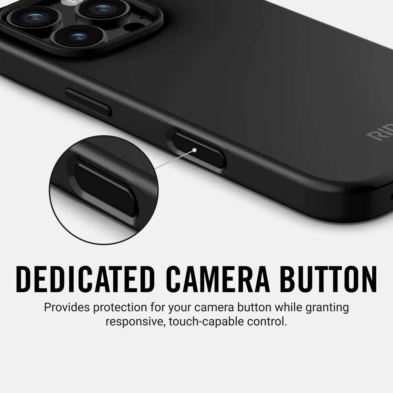 Ridge Phone Case - Matte Black - iPhone 16 Plus - Image 10