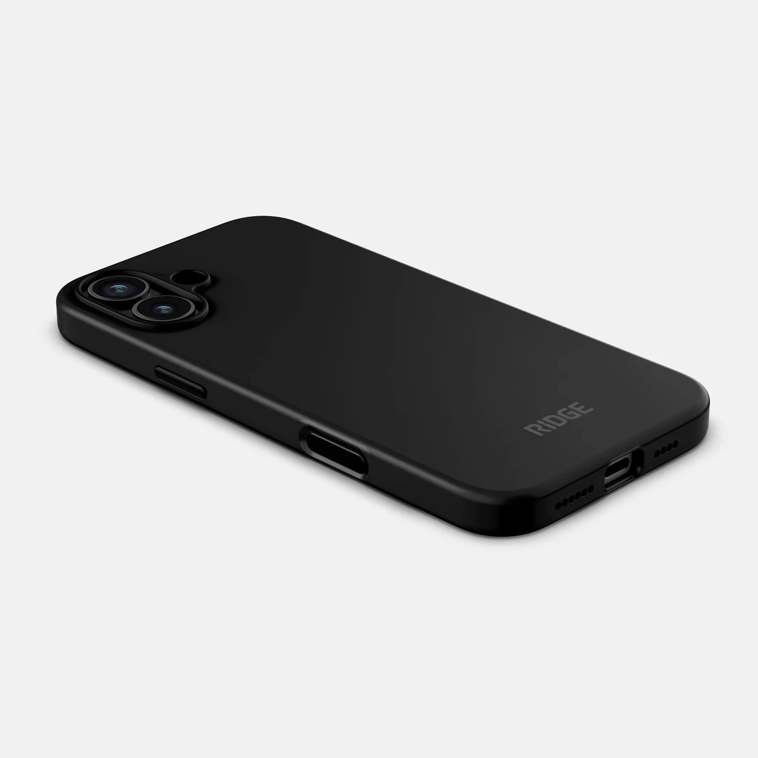 Ridge Phone Case - Matte Black - iPhone 16 Plus - Image 3