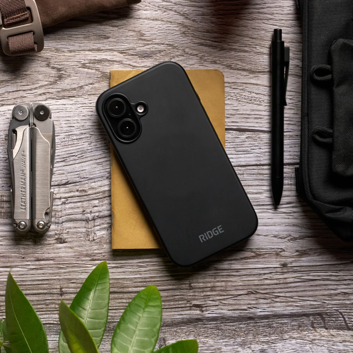 Ridge Phone Case - Matte Black - iPhone 16 Plus - Image 4