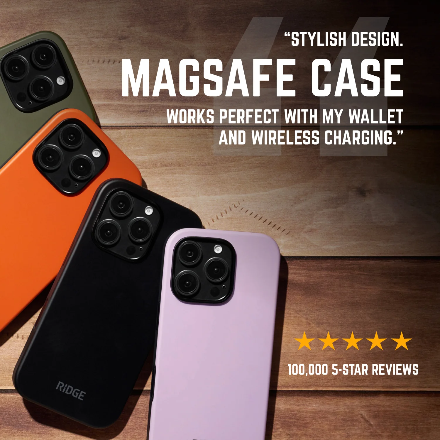 Ridge Phone Case - Basecamp Orange - iPhone 16 Pro - Image 11